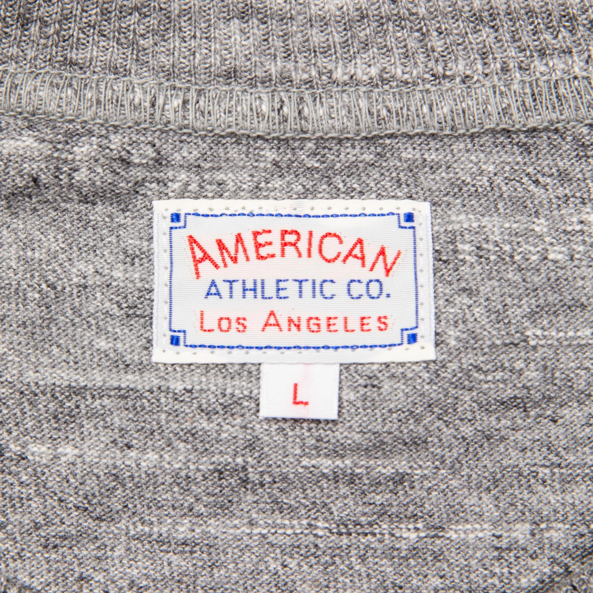 The Real McCoy's Athletic Loopwheel T-Shirt Gray sold by Frans Boone product image thumbnail 4