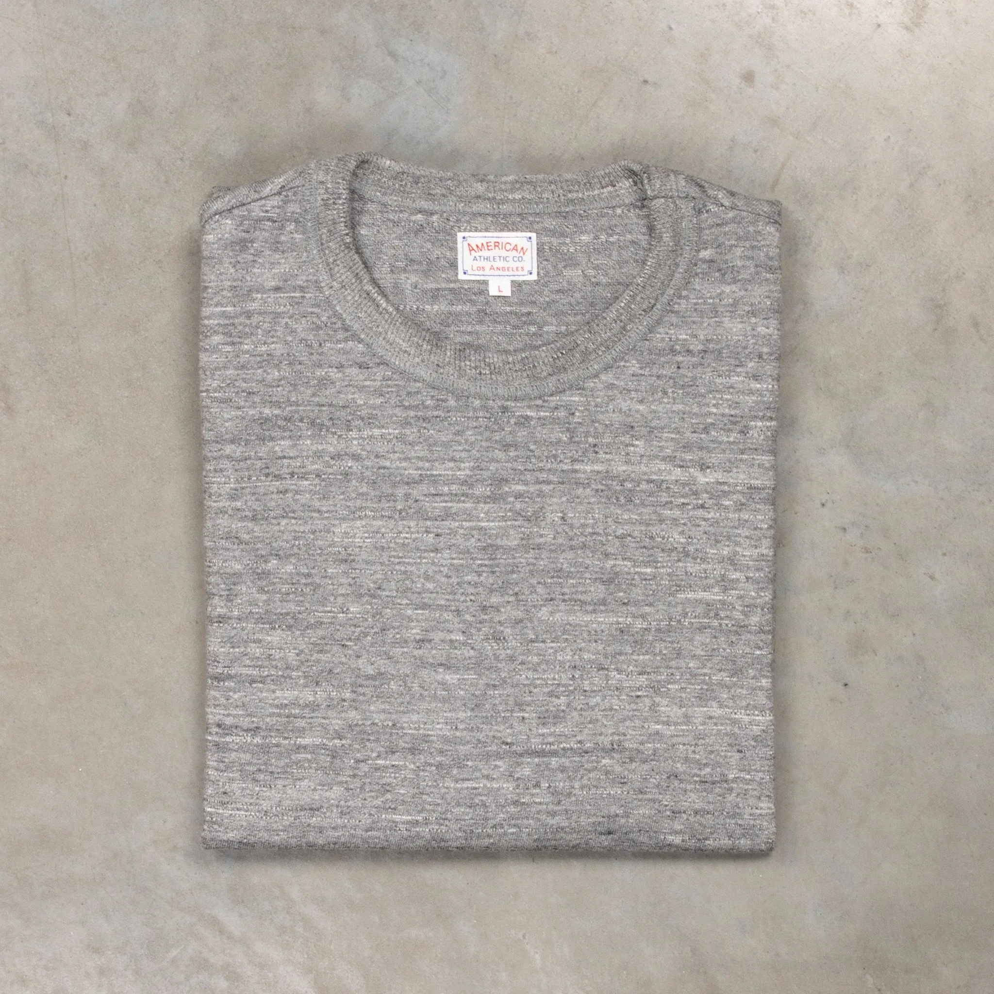 The Real McCoy's Athletic Loopwheel T-Shirt Gray sold by Frans Boone