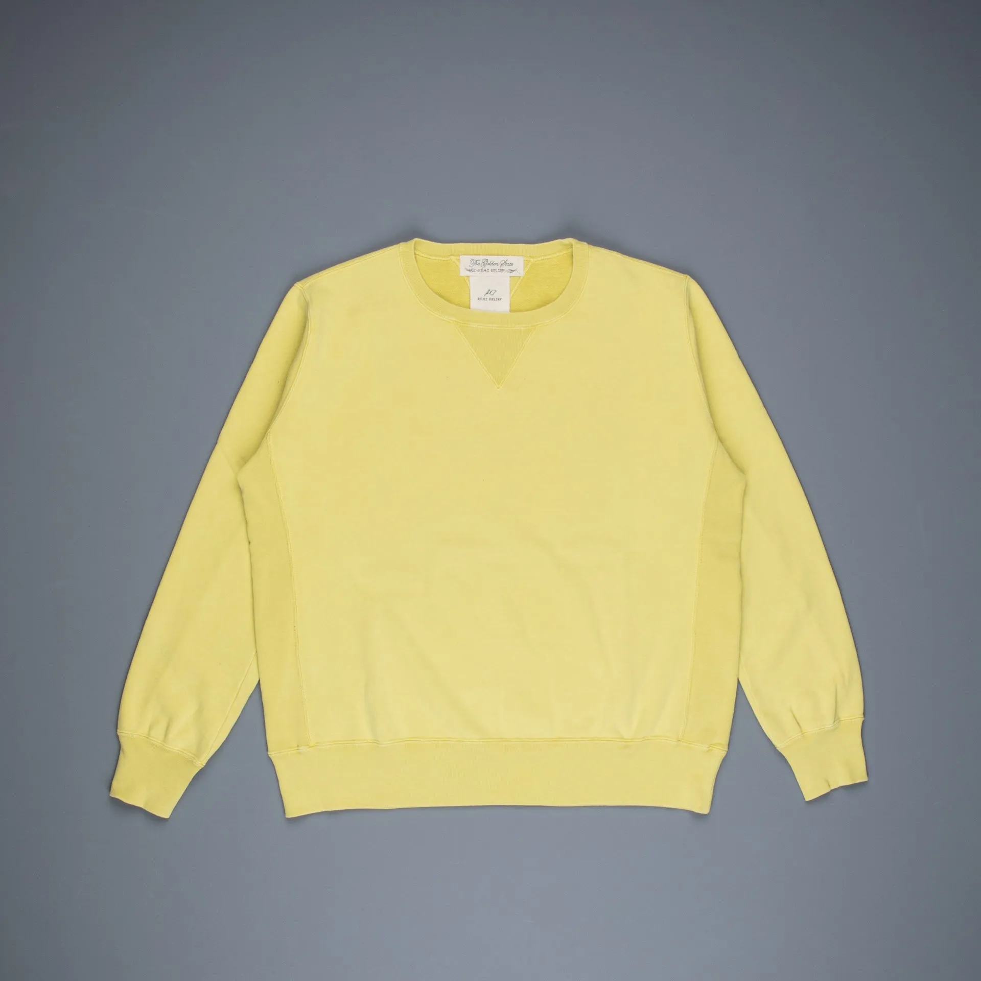 Remi Relief Special Finish Fleece Crew neck sweater yellow sold by Frans Boone product image thumbnail 2