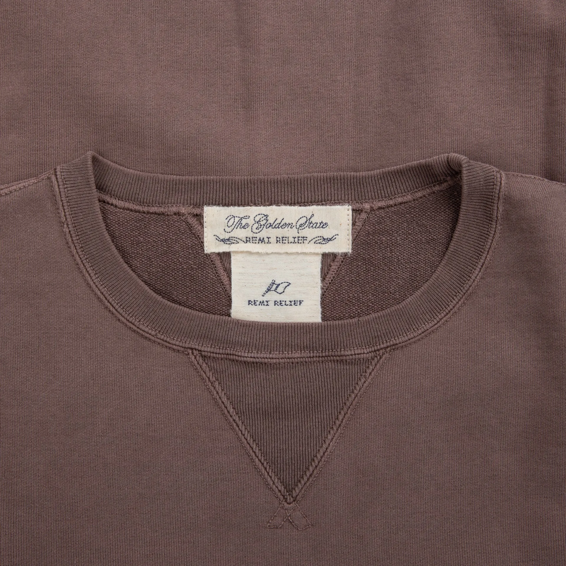 Remi Relief Special Finish Fleece Crew neck sweater Brown sold by Frans Boone product image thumbnail 3