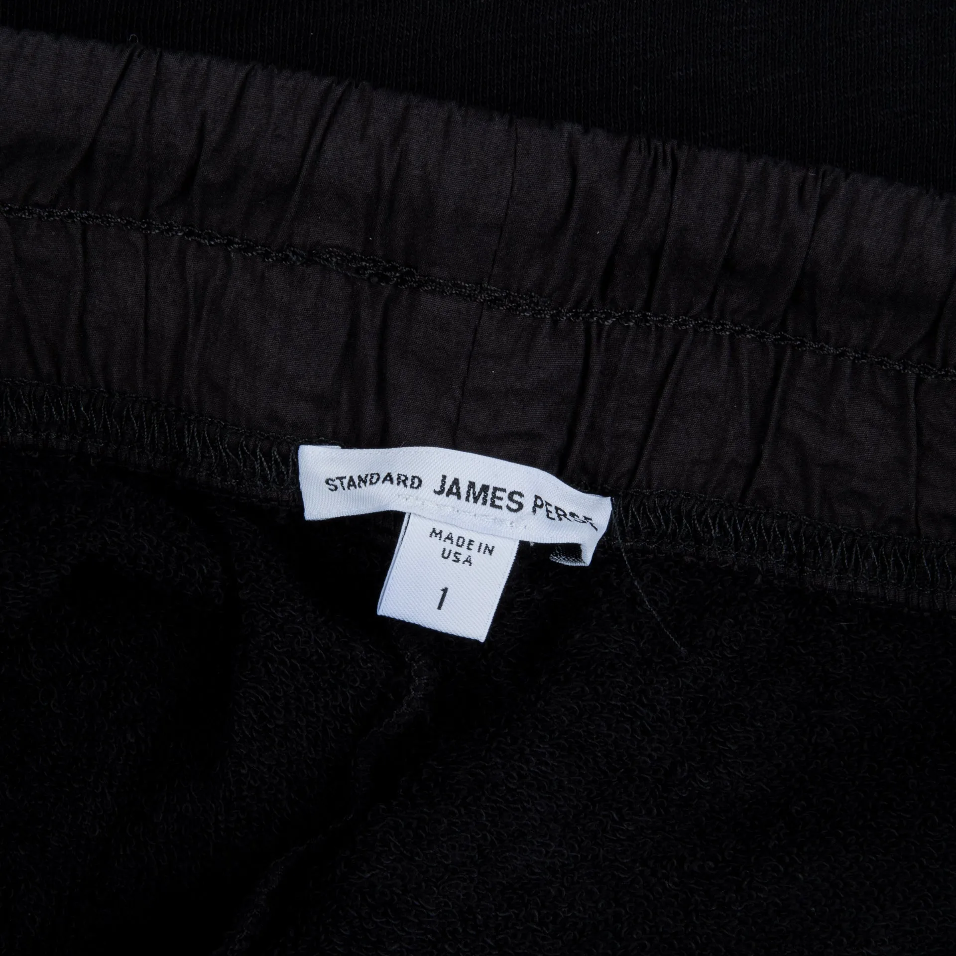 James perse French Terry Sweat Shorts Black sold by Frans Boone product image thumbnail 3
