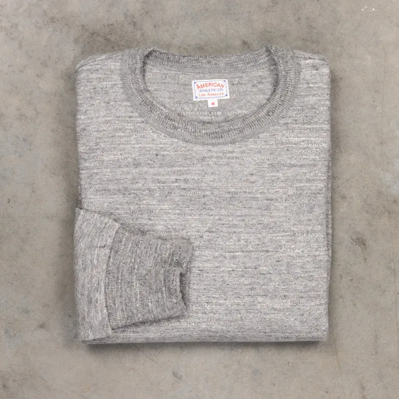The Real McCoy's Athletic L/S T-shirt / Loopwheel Gray made by The Real McCoy's