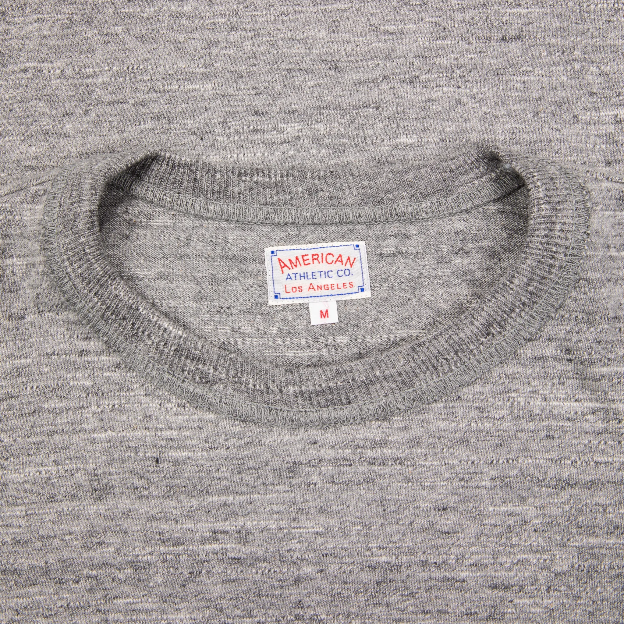 The Real McCoy's Athletic L/S T-shirt / Loopwheel Gray sold by Frans Boone product image thumbnail 3