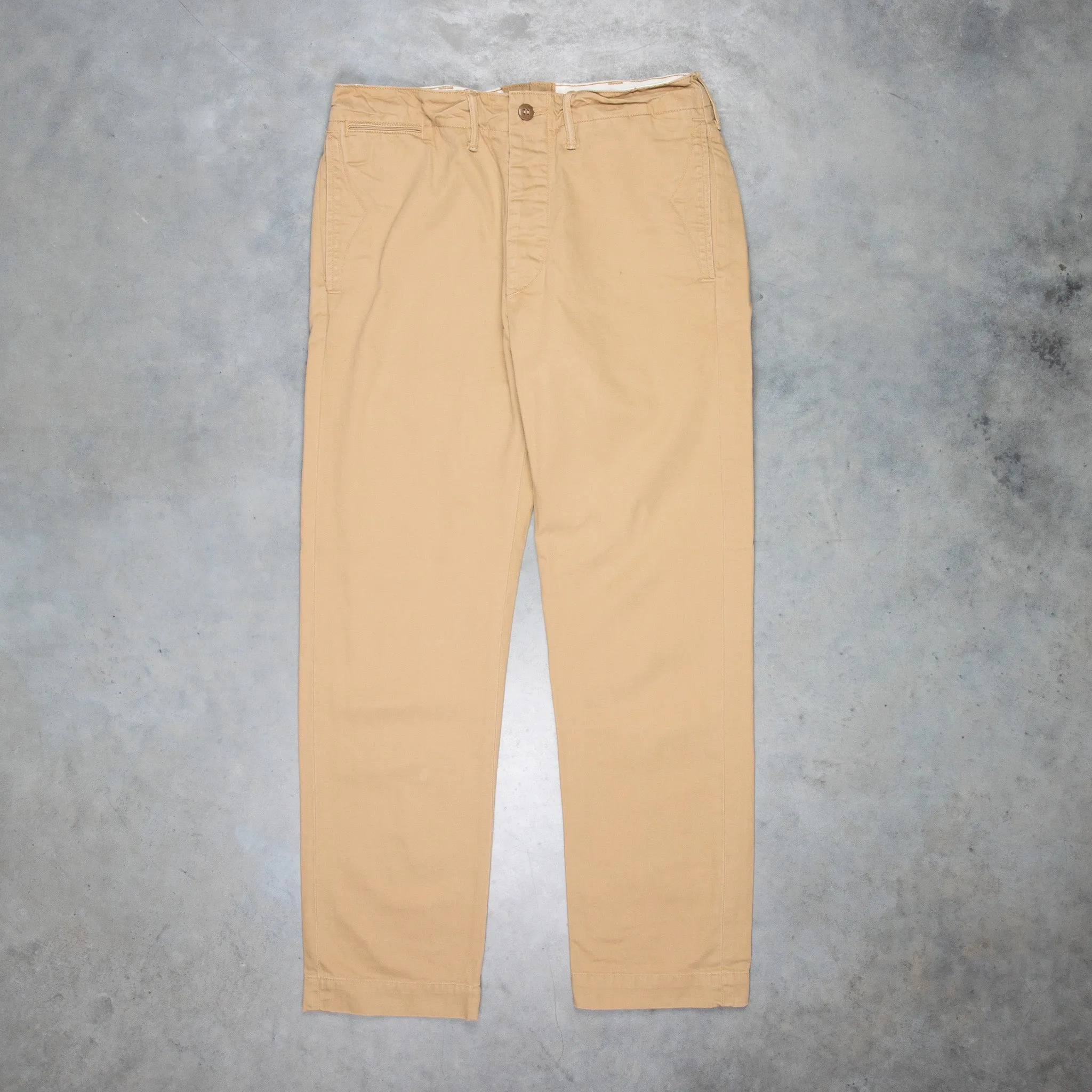 RRL Officer´s Flat Pant New Military Khaki sold by Frans Boone product image thumbnail 2