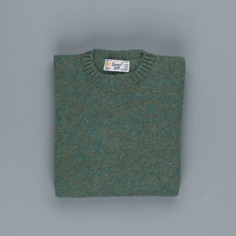Laurence J. Smith  Super soft Seamless Crew Neck Pullover Jade made by Frans Boone