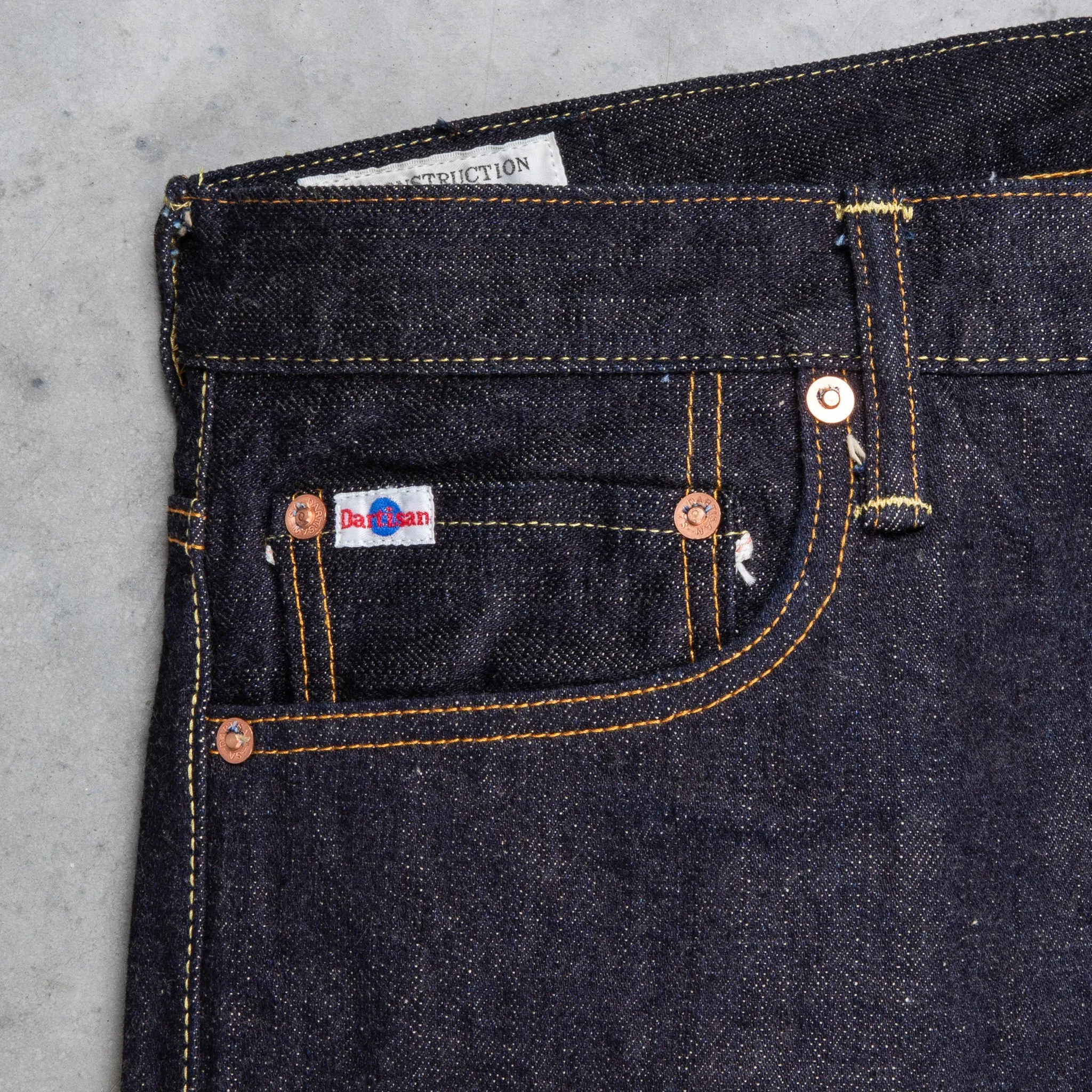 Studio D'Artisan SD 909-G3 High Rise Tapered Fit jeans one wash sold by Frans Boone product image thumbnail 3
