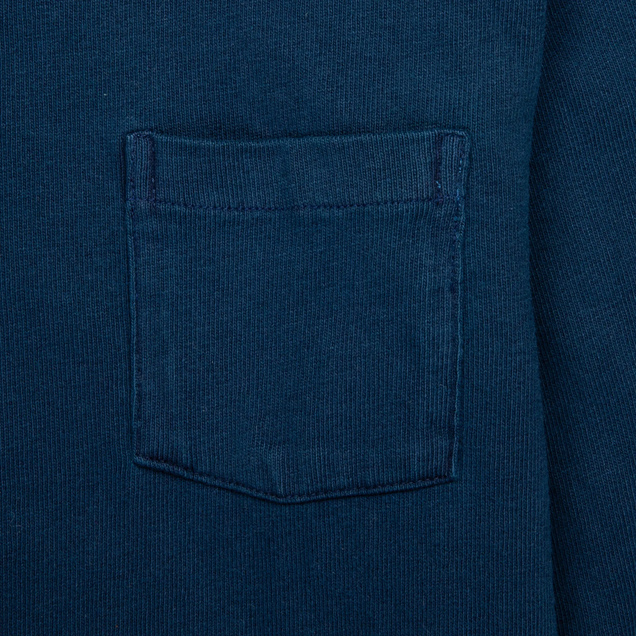 Velva Sheen Heavy oz Pïgment L/S Tee with pocket Navy sold by Frans Boone product image thumbnail 5