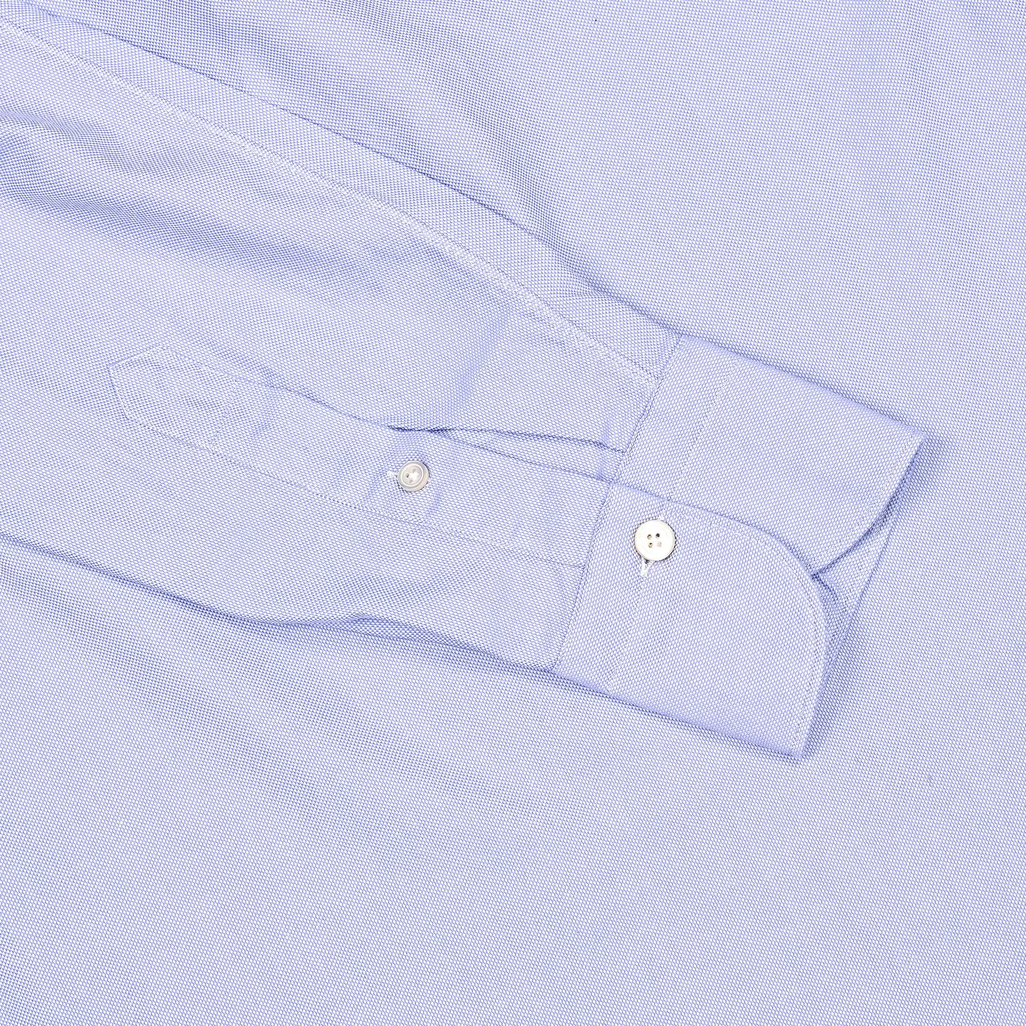 Finamore Gaeta Shirt Lucio Collar Washed Oxford Midblue sold by Frans Boone product image thumbnail 5