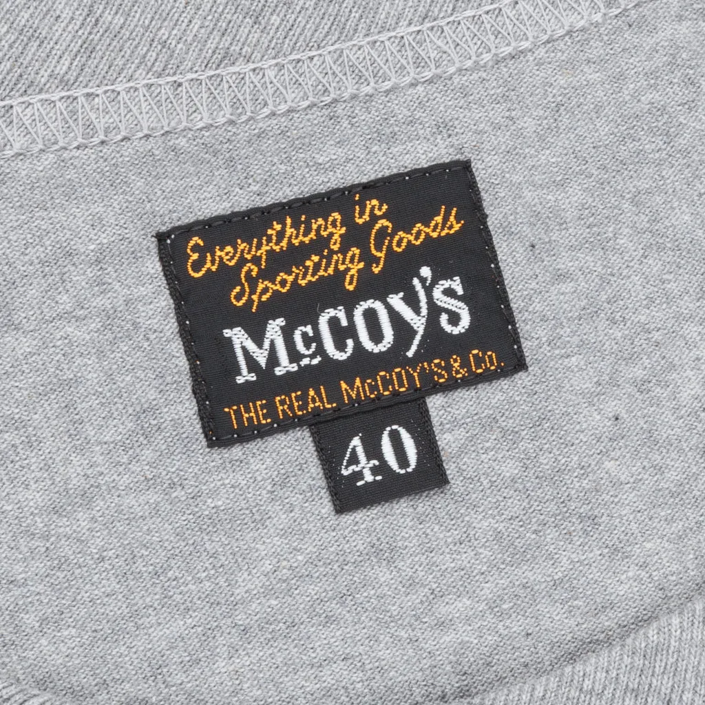 The Real McCoy´s Logo S/S Tee Gray sold by Frans Boone product image thumbnail 4