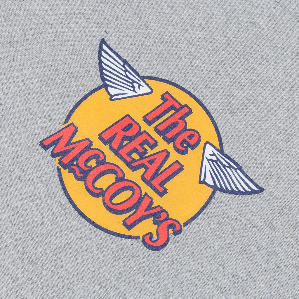 The Real McCoy´s Logo S/S Tee Gray sold by Frans Boone product image thumbnail 5