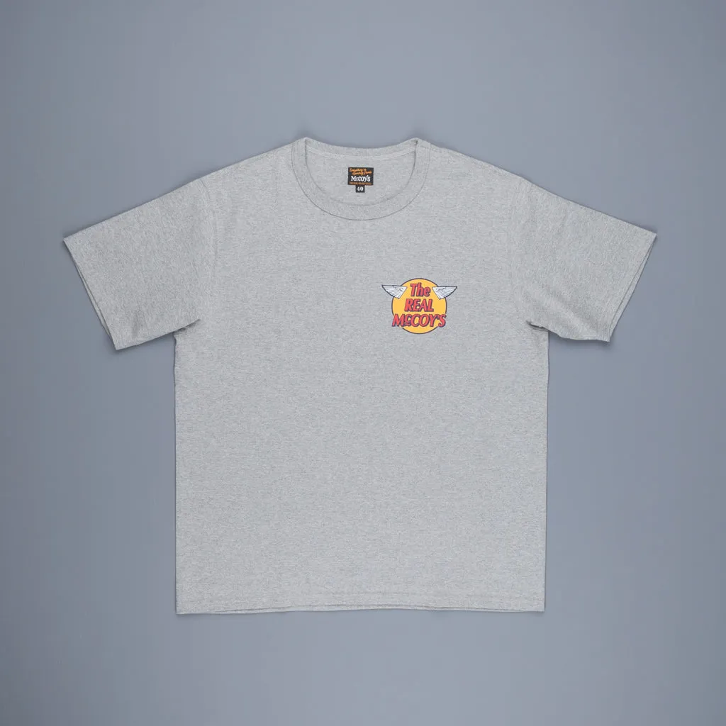 The Real McCoy´s Logo S/S Tee Gray sold by Frans Boone product image thumbnail 2