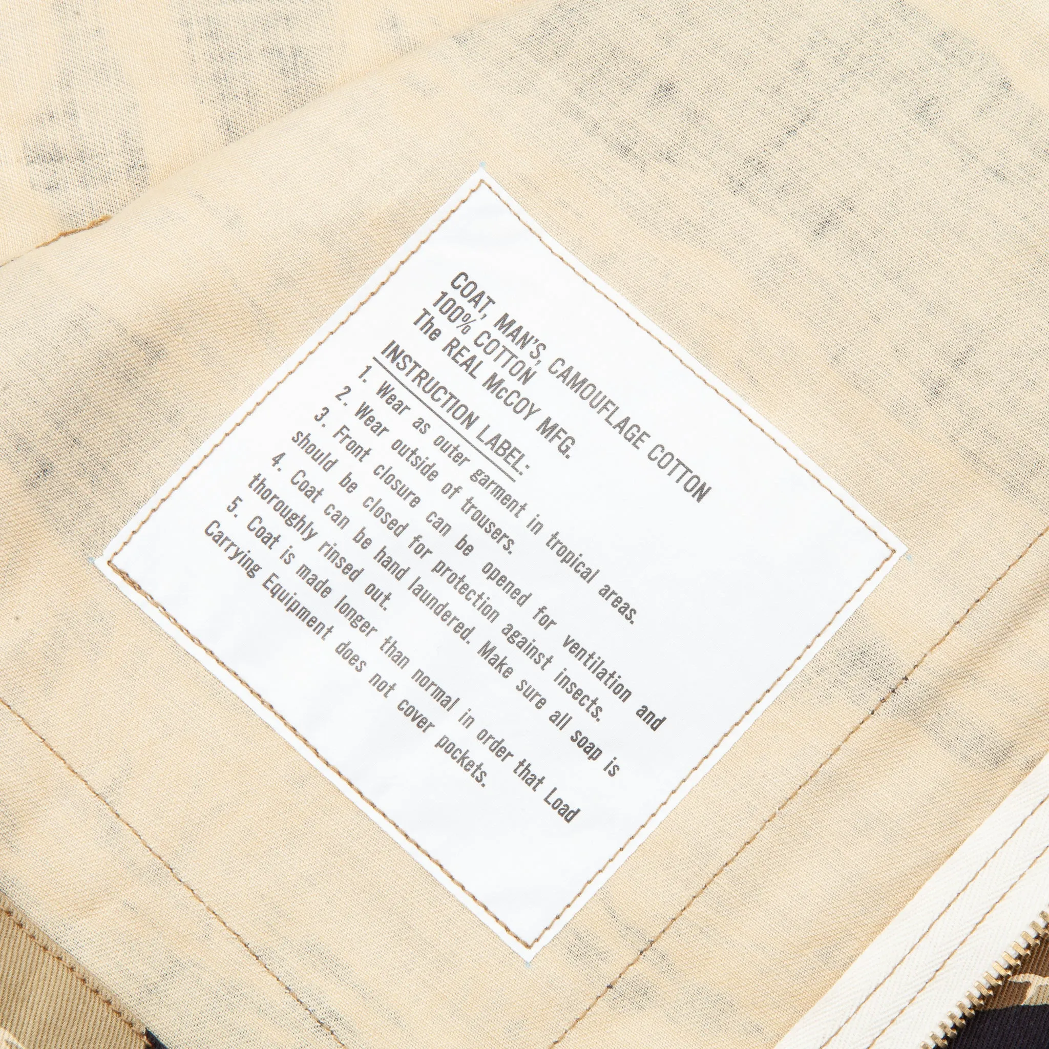 The Real McCoy's Tiger Camouflage Parka Gold tone sold by Frans Boone product image thumbnail 5