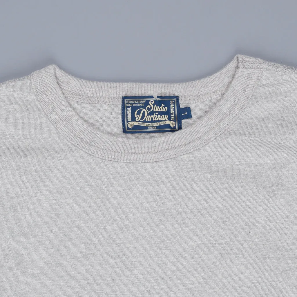 Studio D'Artisan 9938 Suvin Gold Loopwheel LS Tee Grey sold by Frans Boone product image thumbnail 3