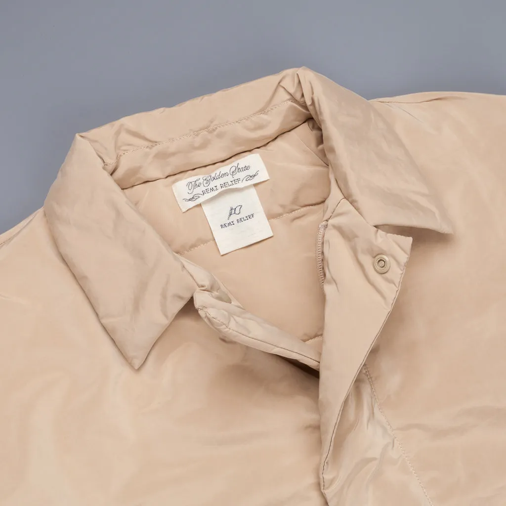 Remi Relief P & N Down Coat in Beige sold by Frans Boone product image thumbnail 3