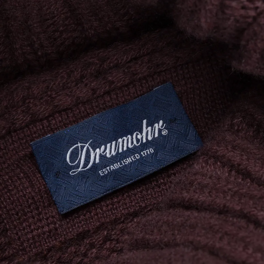 Drumohr Cashmere Tre Fili Dolcevita Marrone Castagna sold by Frans Boone product image thumbnail 4