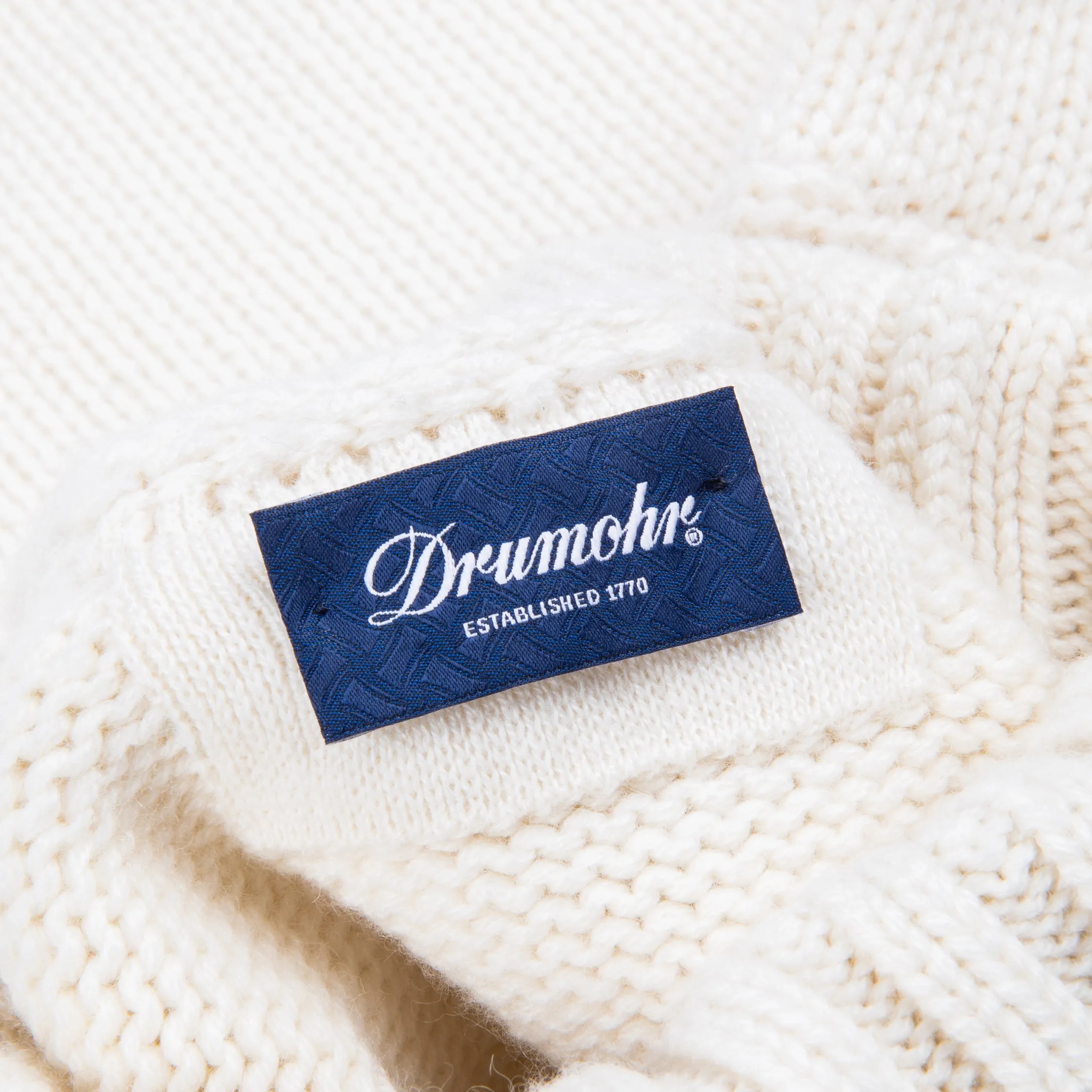 Drumohr Cashmere Tre Fili Dolcevita Bianco Garza sold by Frans Boone product image thumbnail 4