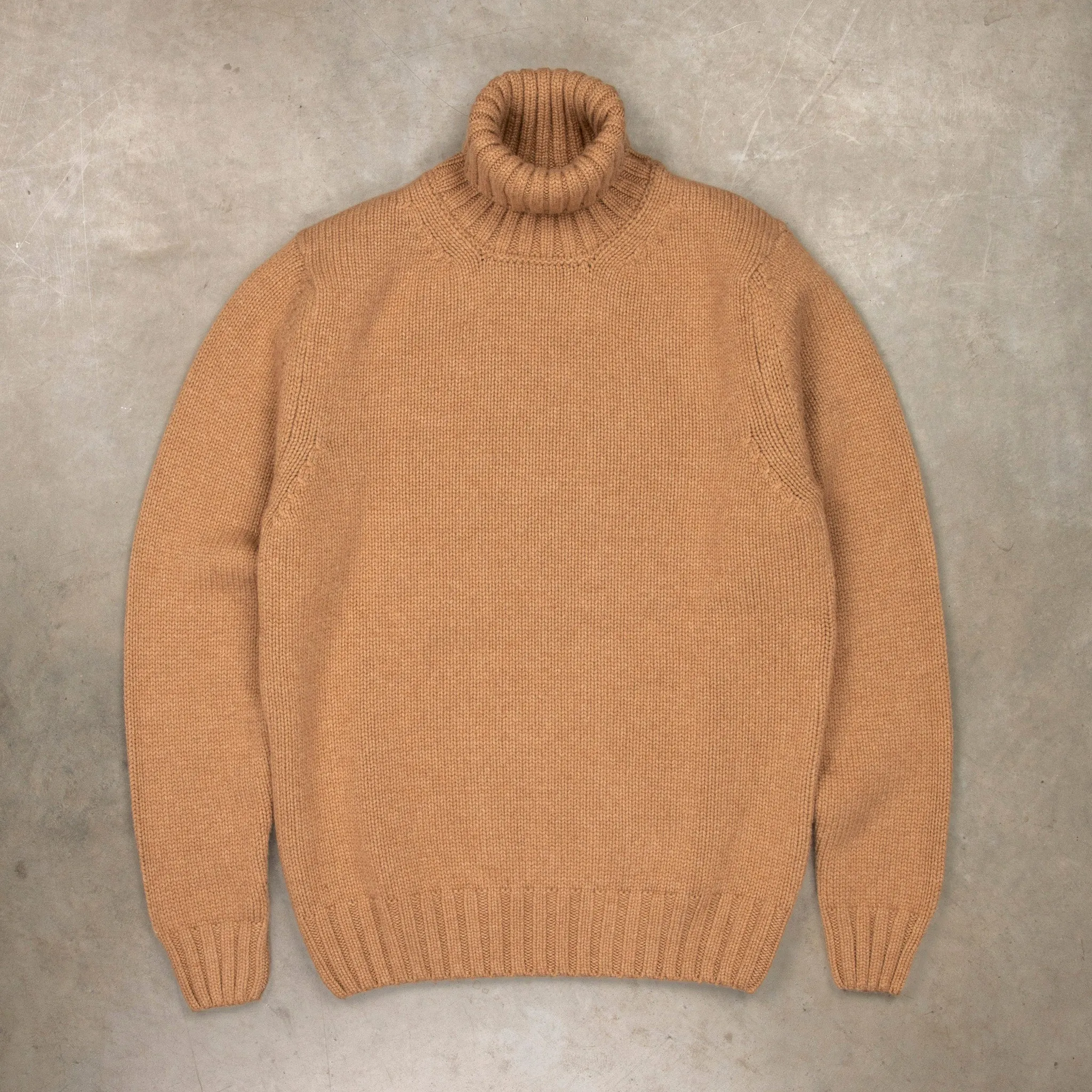 Drumohr Cashmere Tre Fili Dolcevita Camello sold by Frans Boone product image thumbnail 2