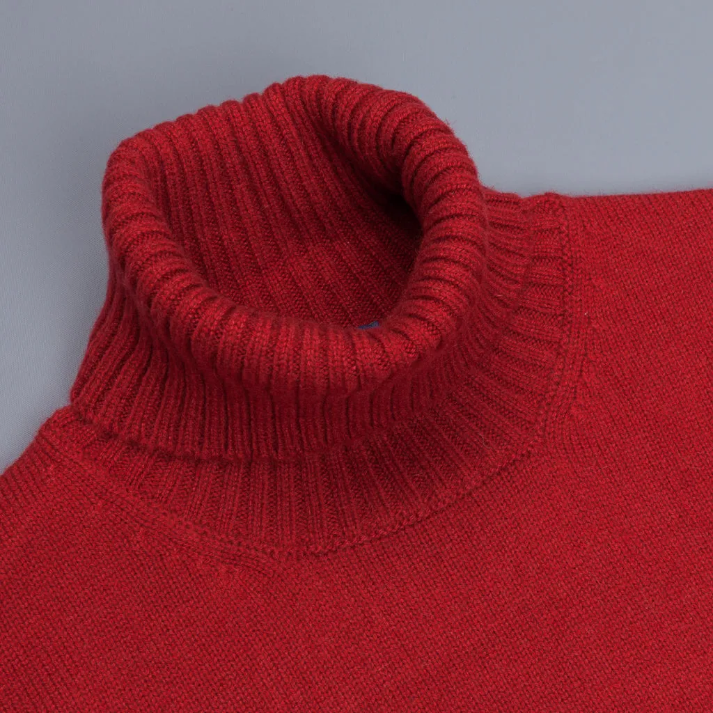 Drumohr Cashmere Dolcevita Turtleneck Mattone sold by Frans Boone product image thumbnail 3
