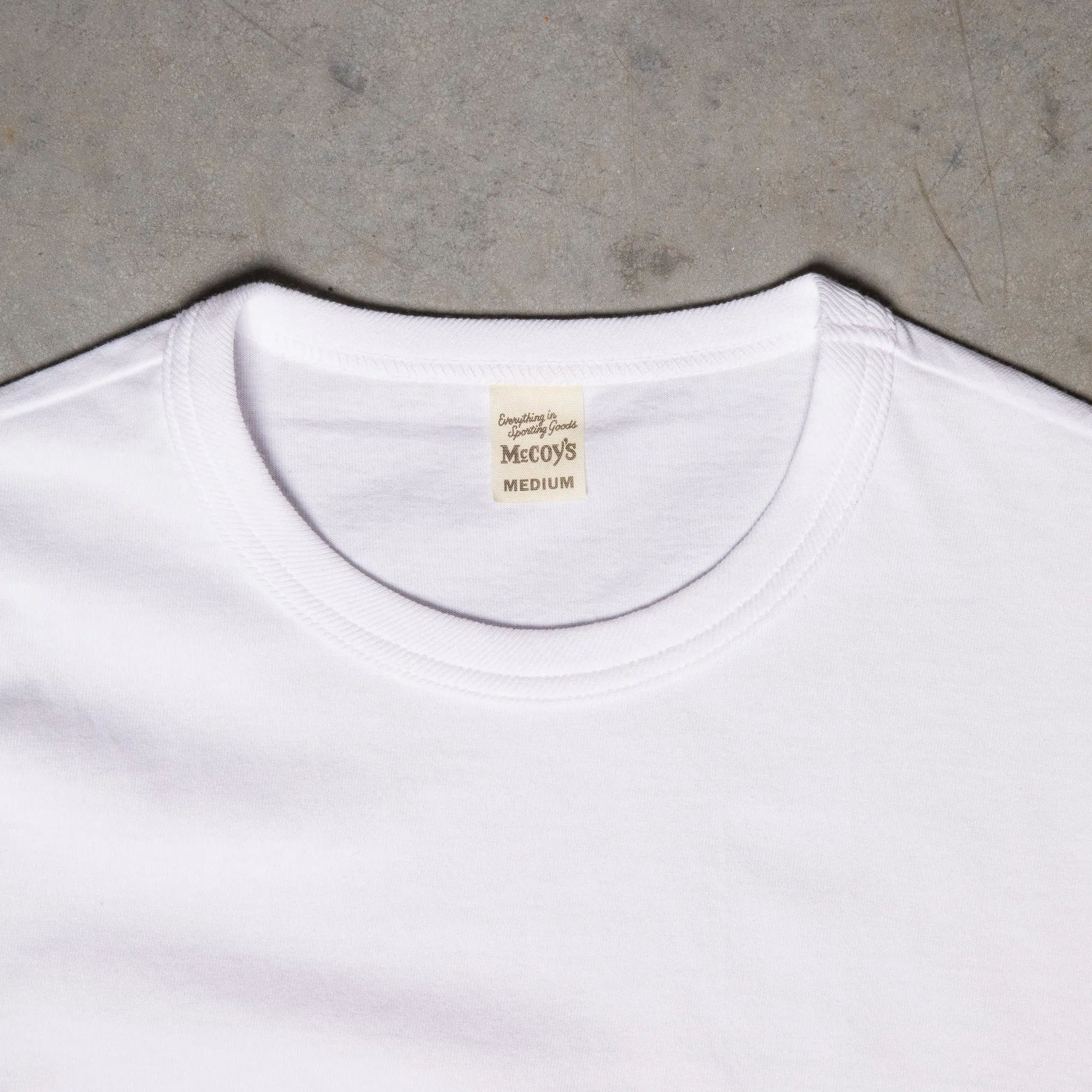 Real McCoy's 2 Pack Crew Neck Tee White sold by Frans Boone product image thumbnail 5