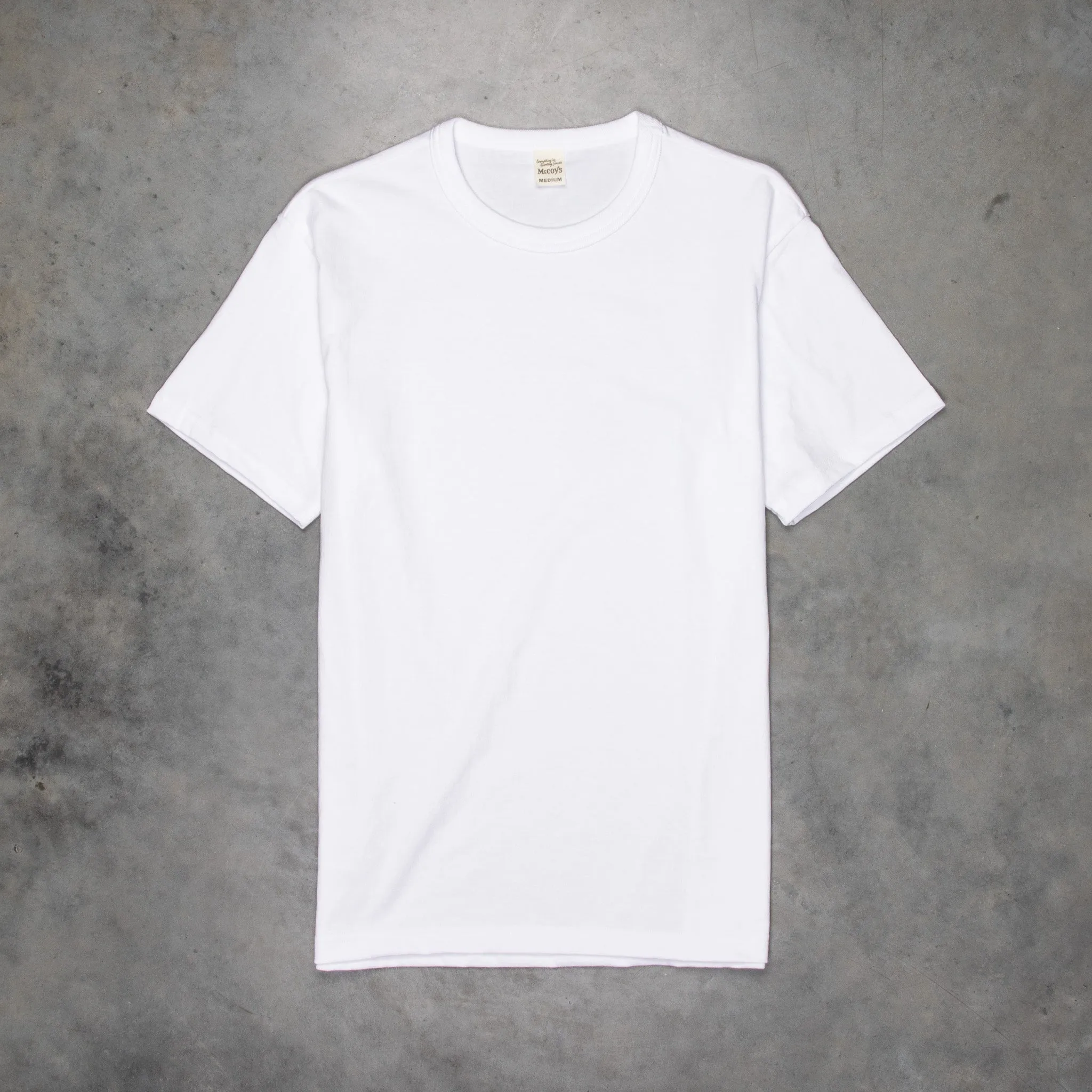 Real McCoy's 2 Pack Crew Neck Tee White sold by Frans Boone product image thumbnail 3