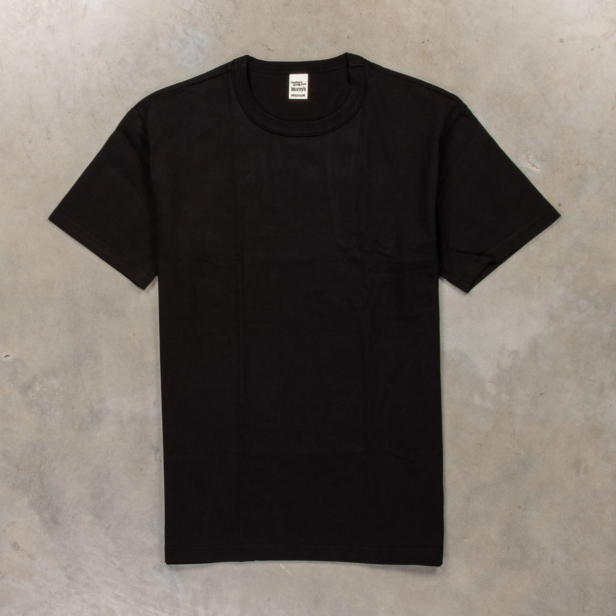 Real McCoy's 2 Pack Crew Neck Tee Black sold by Frans Boone product image thumbnail 3