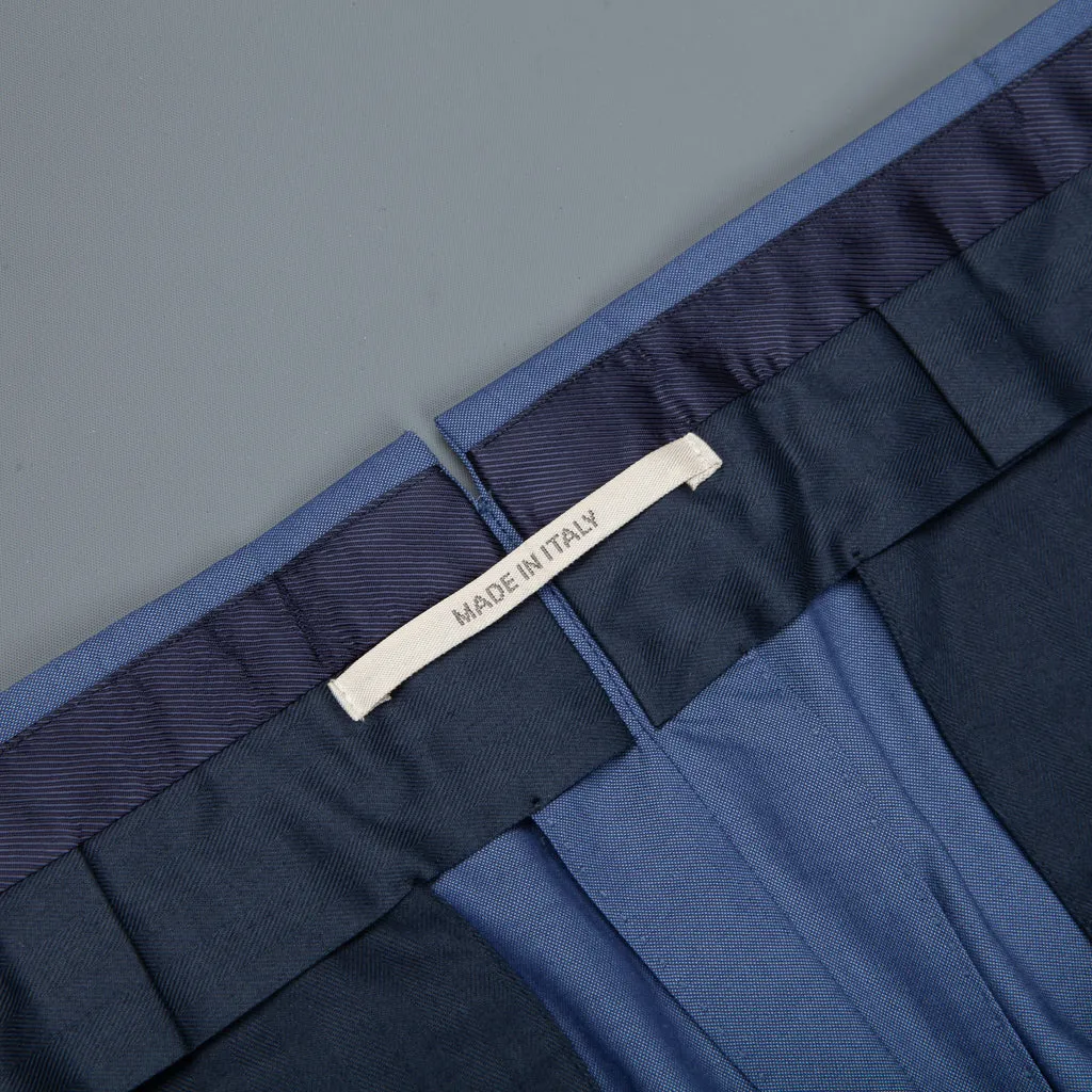 Incotex "Trenta" pants wool blue medio sold by Frans Boone product image thumbnail 5