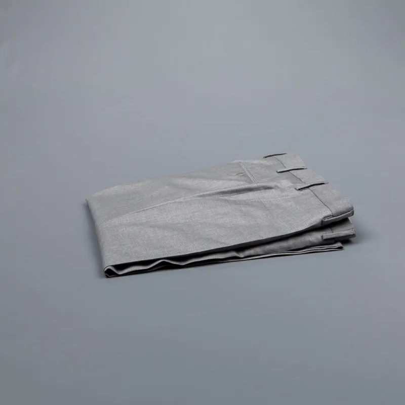 Incotex "Trenta" pants wool cashmere grigio chiaro made by Incotex