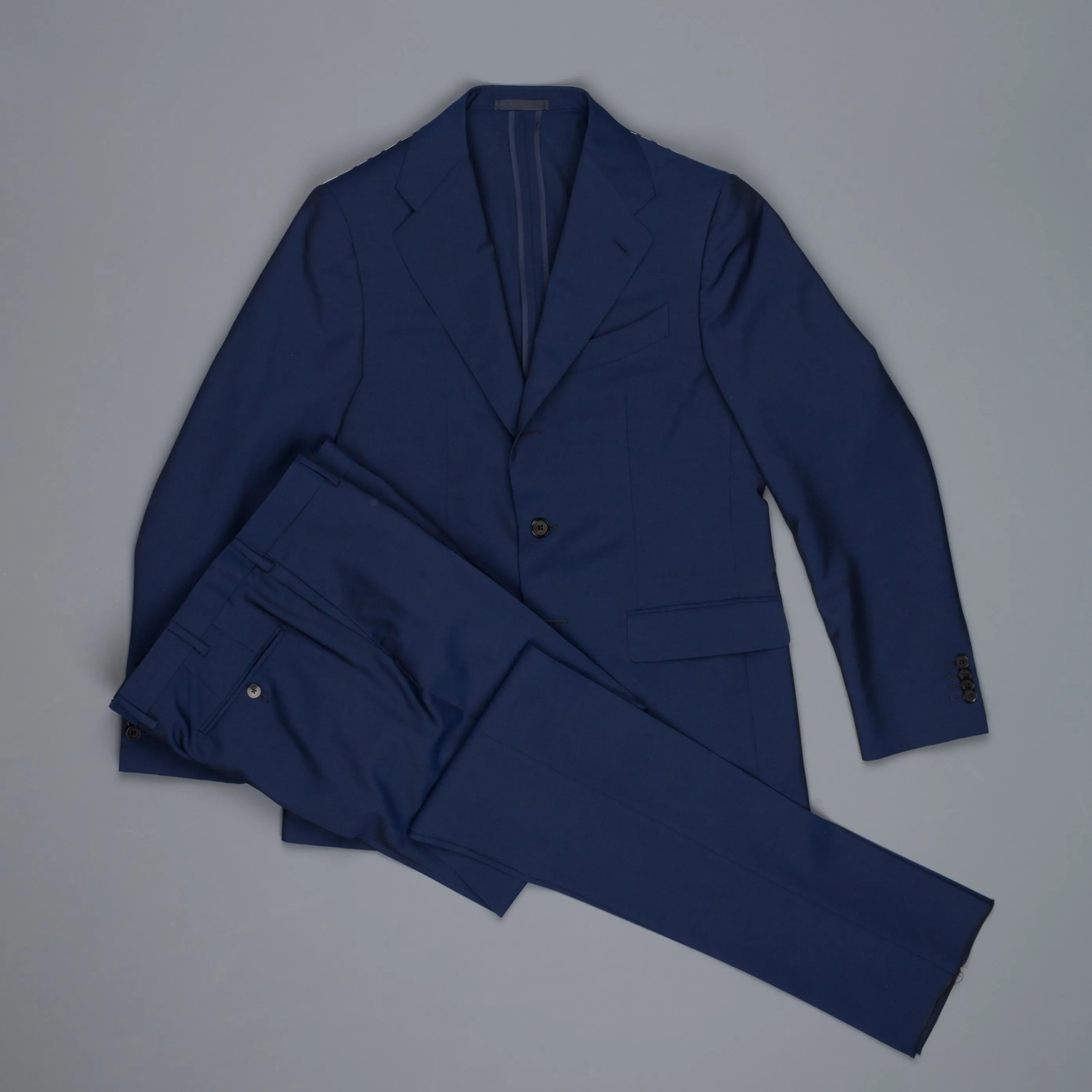 Caruso Wool Mohair Carmen Suit blu sold by Frans Boone