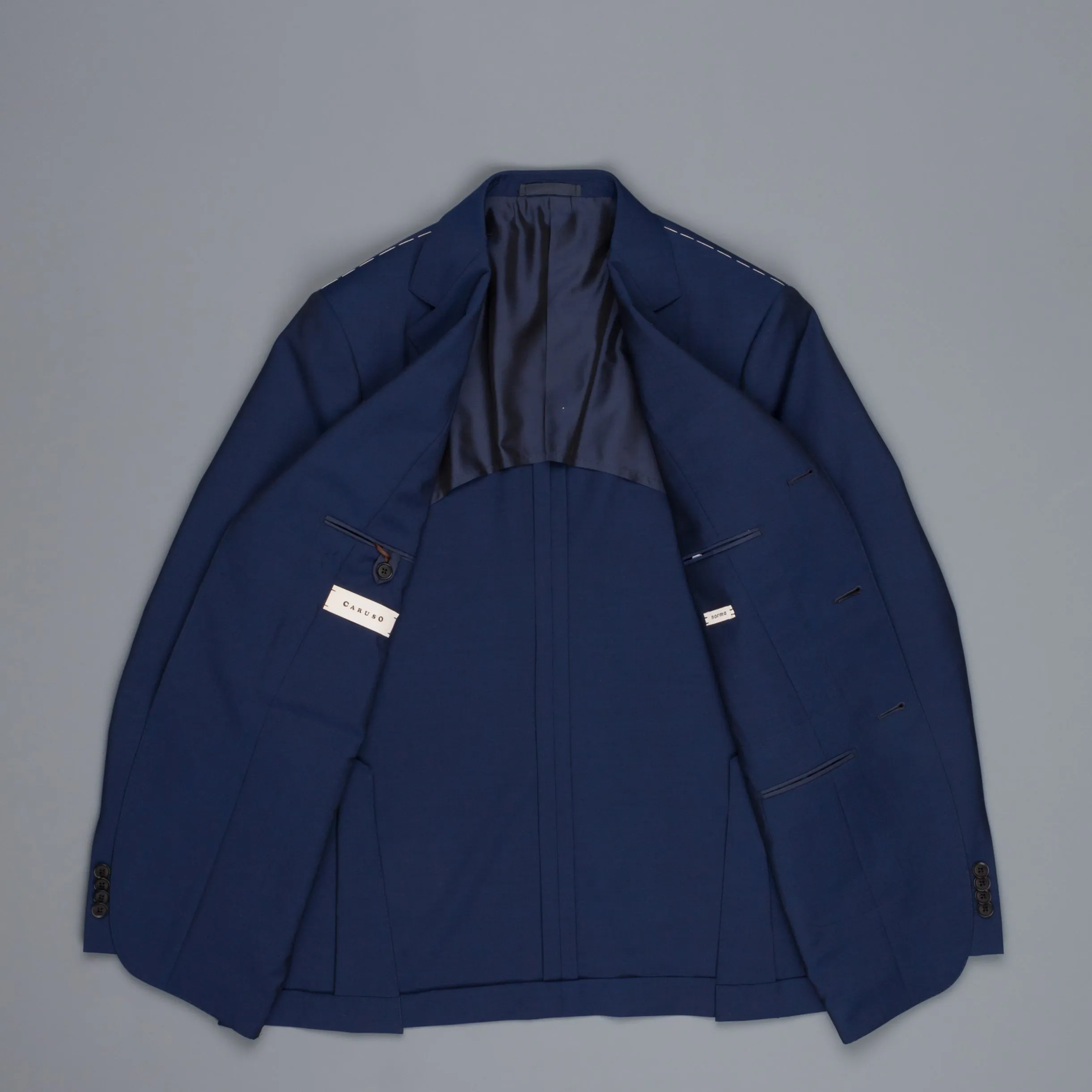 Caruso Wool Mohair Drop 6 Norma suit blu sold by Frans Boone product image thumbnail 3