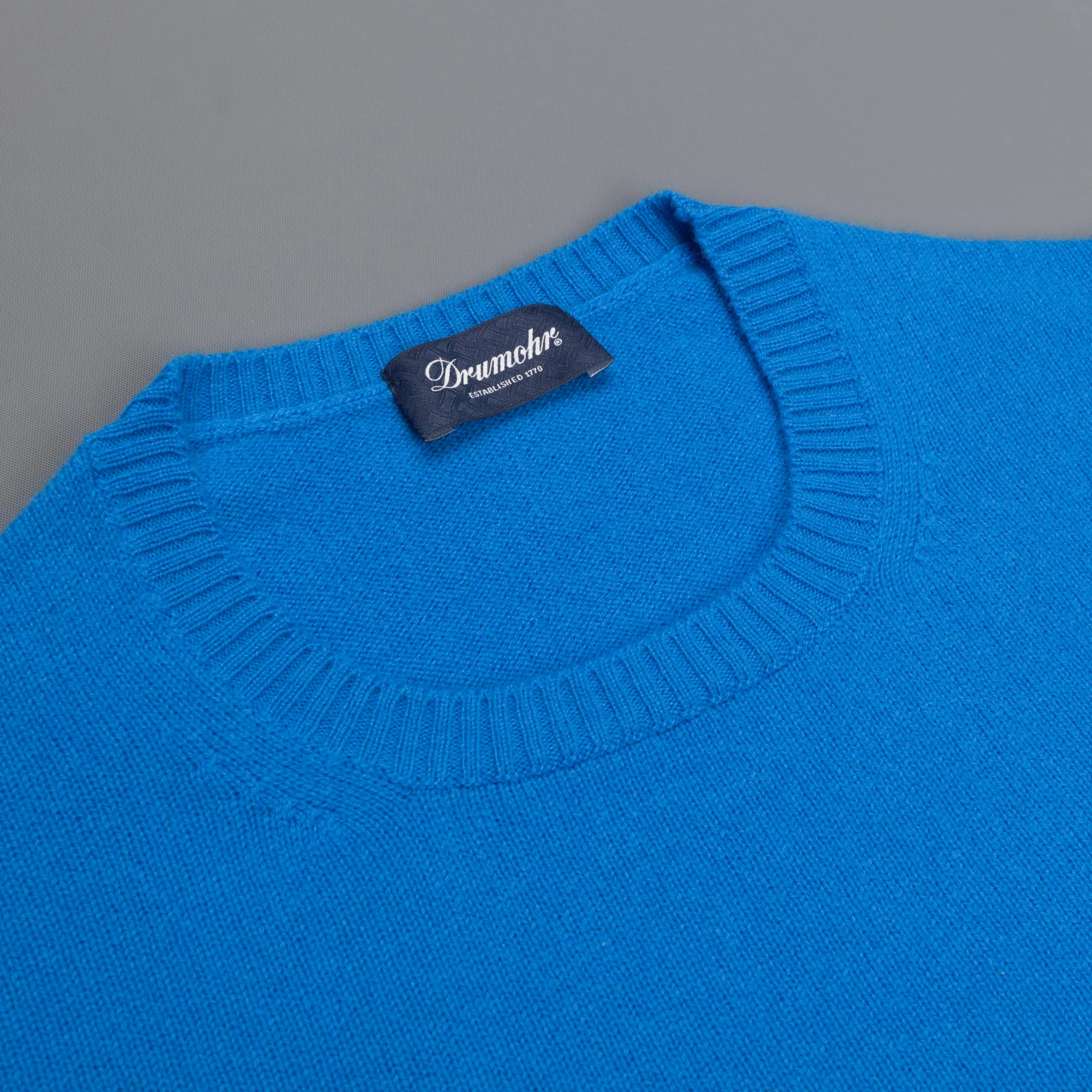 Drumohr Tabor Cashmere Crew Neck Blue sold by Frans Boone product image thumbnail 2
