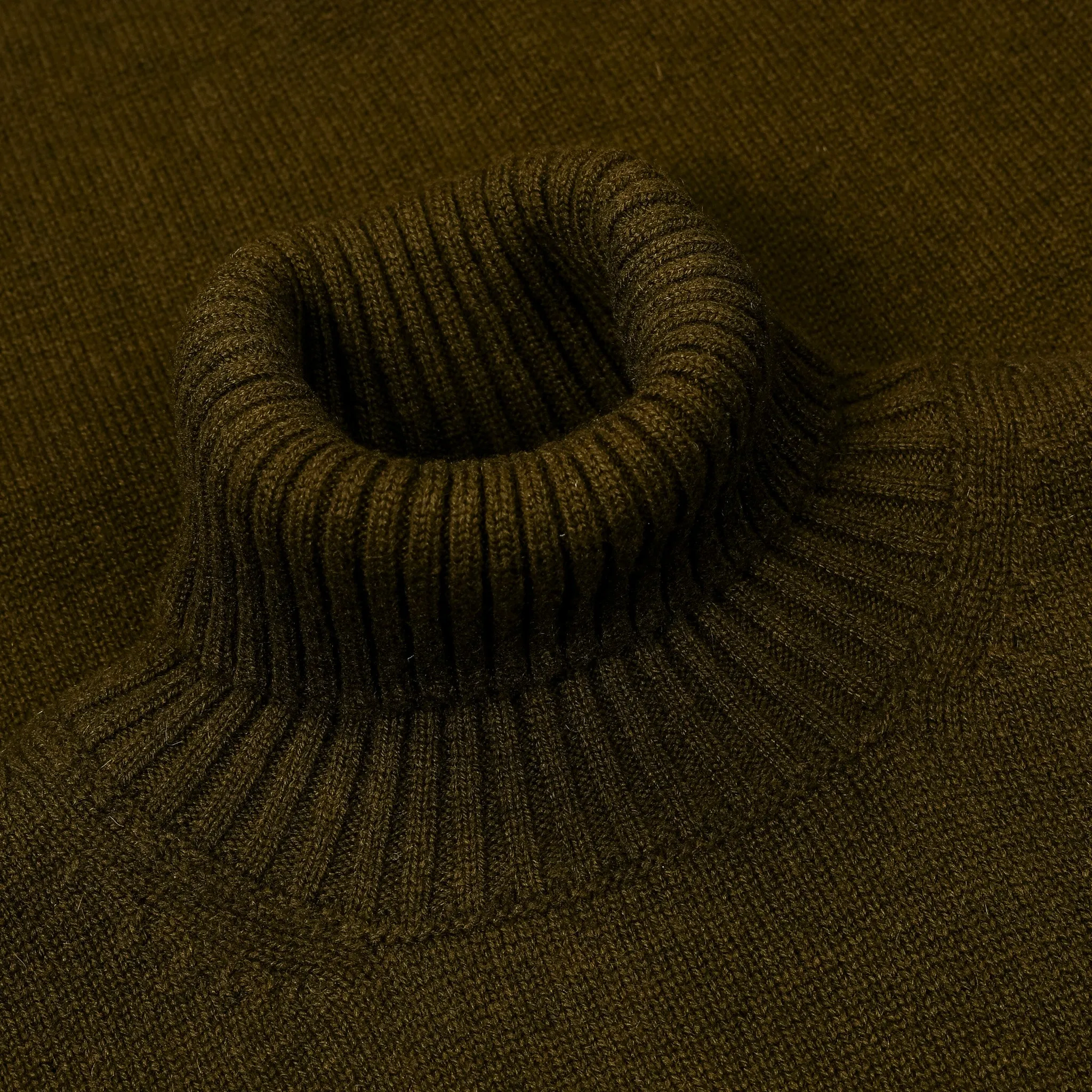 Drumohr Cashmere Dolcevita Turtleneck Hunting Green sold by Frans Boone product image thumbnail 3
