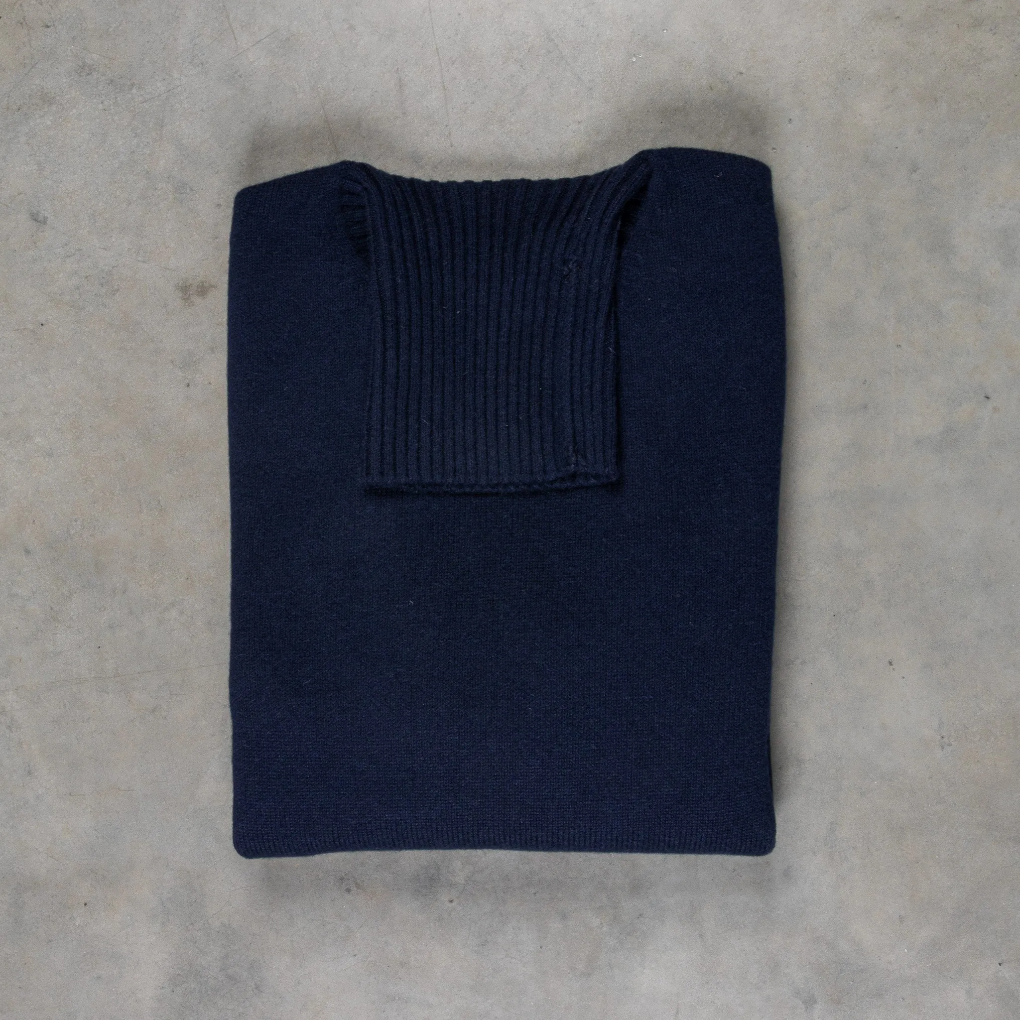 Drumohr Cashmere Dolcevita Turtleneck Navy Blue sold by Frans Boone
