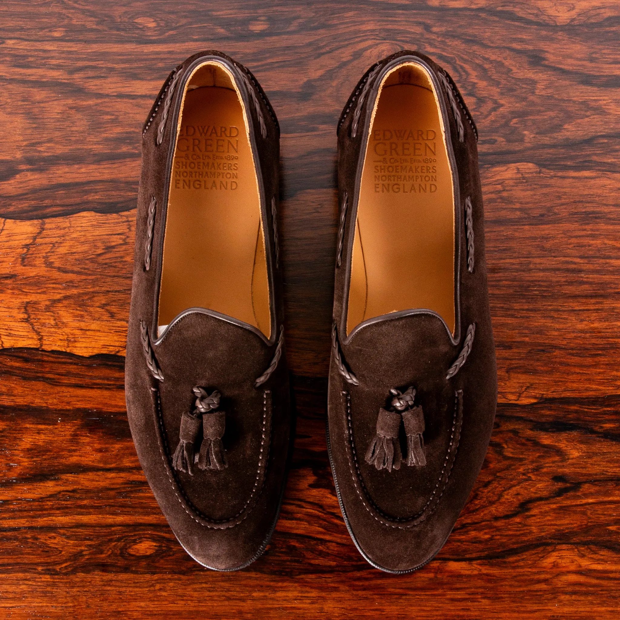 Edward Green Belgravia Espresso Suede on R1 sole sold by Frans Boone product image thumbnail 3