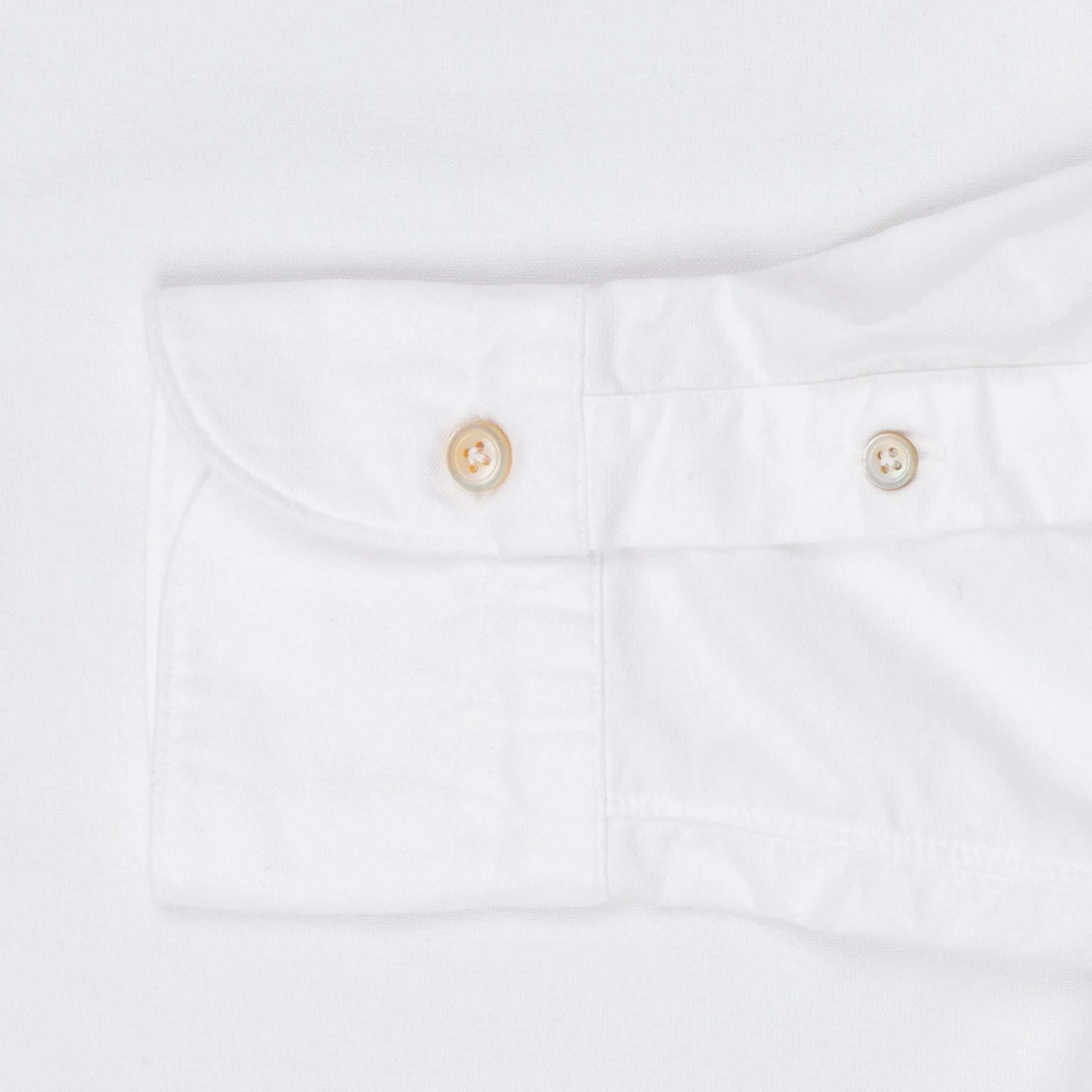 Finamore Gaeta shirt Sergio collar brushed oxford white sold by Frans Boone product image thumbnail 4