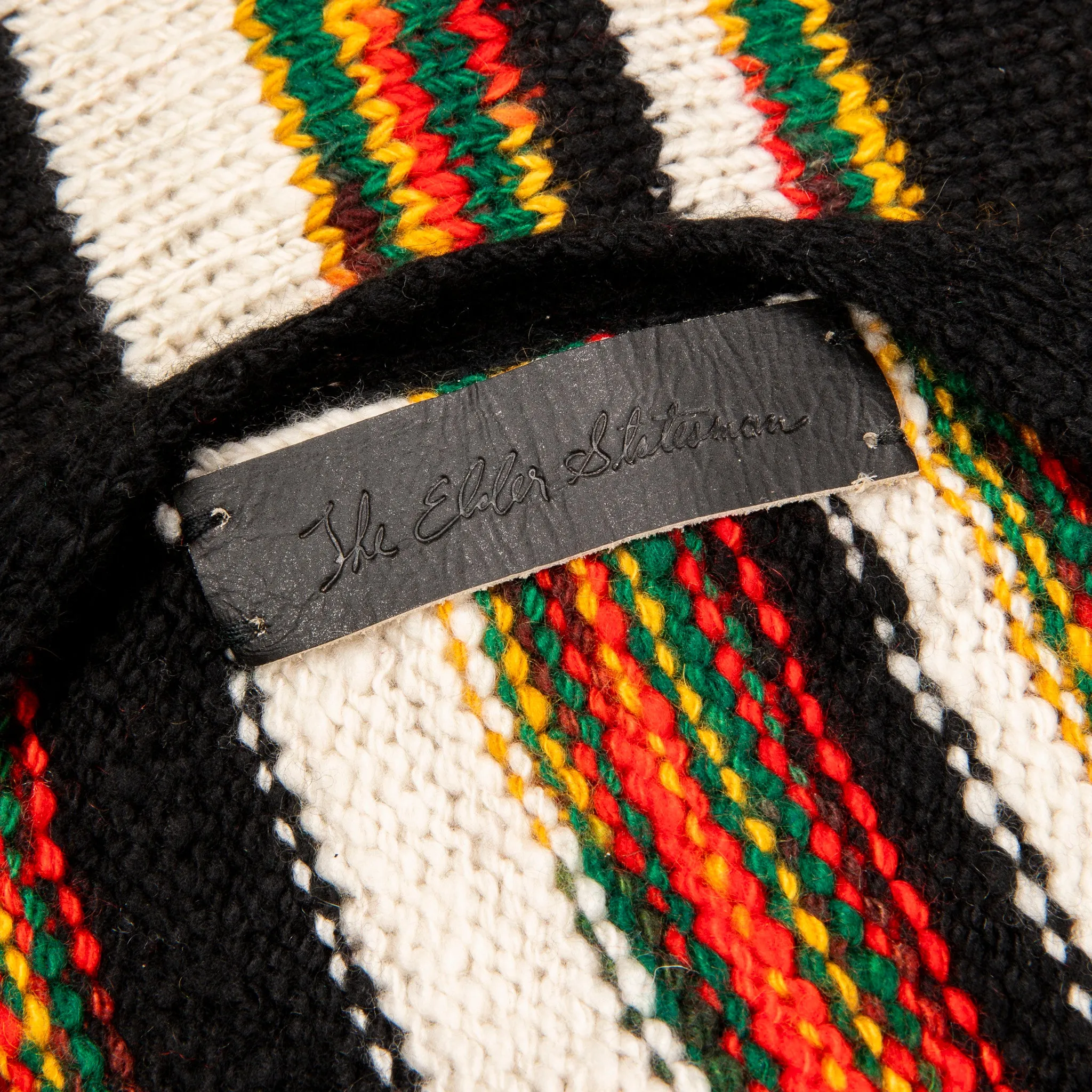 The Elder Statesman 100% Cashmere Rolo Cardigan Rasta sold by Frans Boone product image thumbnail 4