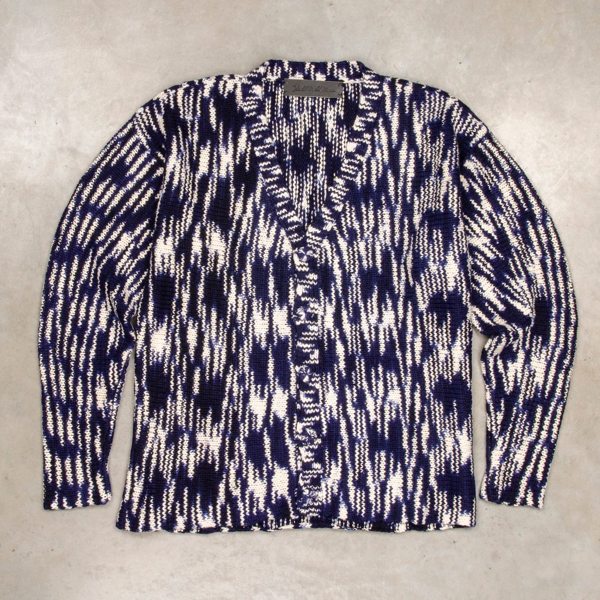 The Elder Statesman 100% Cashmere Rolo Cardigan G Blues sold by Frans Boone product image thumbnail 2