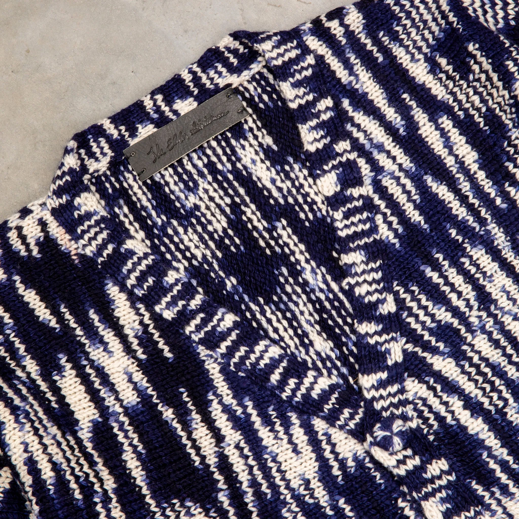 The Elder Statesman 100% Cashmere Rolo Cardigan G Blues sold by Frans Boone product image thumbnail 3