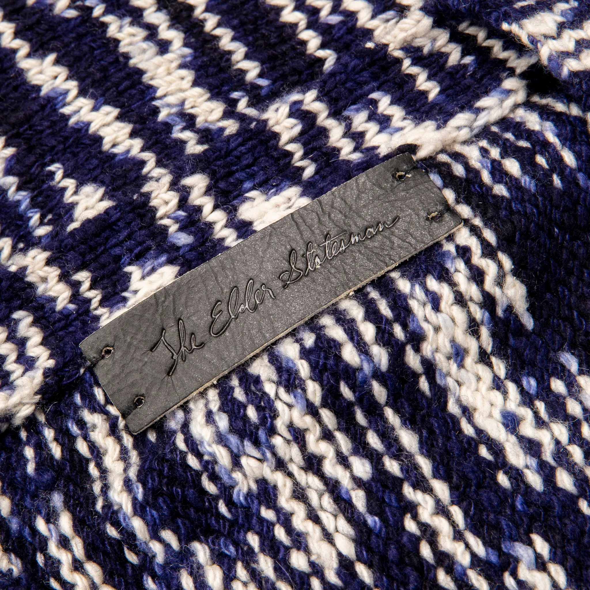 The Elder Statesman 100% Cashmere Rolo Cardigan G Blues sold by Frans Boone product image thumbnail 4