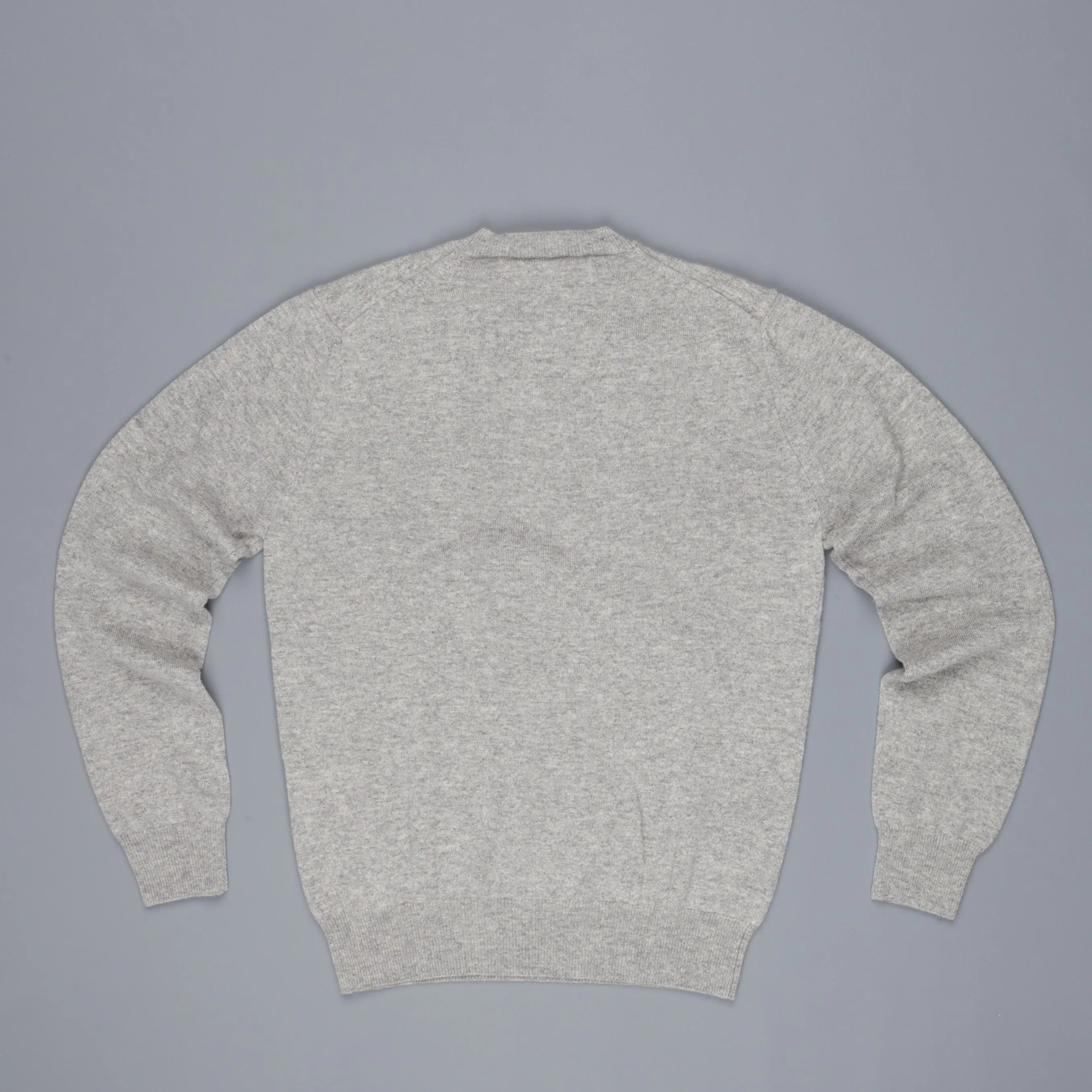 Comme des Garçons PLAY V-Neck Pullover Light Grey White Heart sold by Frans Boone product image thumbnail 5