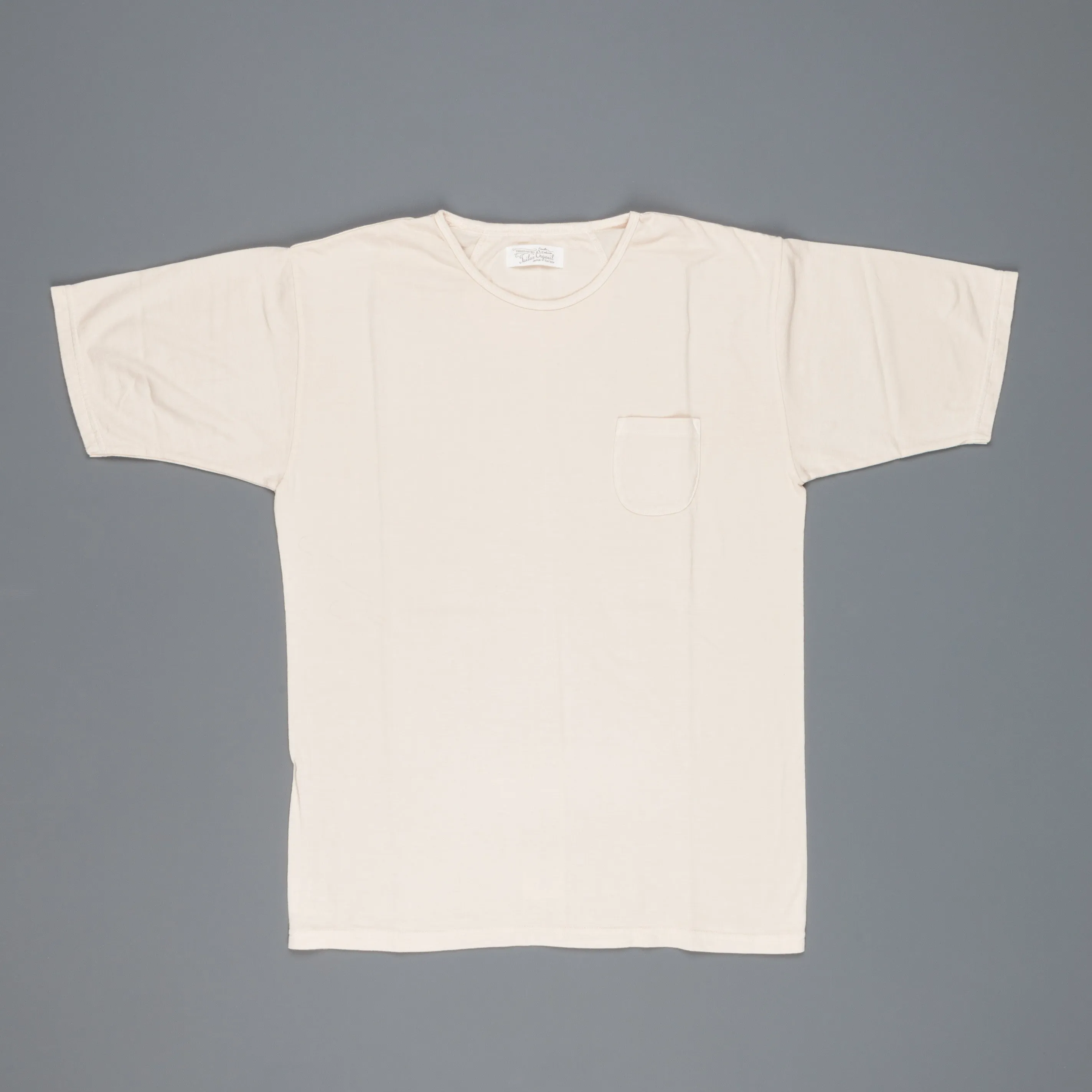 Orgueil OR-9017 Suvin Crew neck tee beige sold by Frans Boone product image thumbnail 2