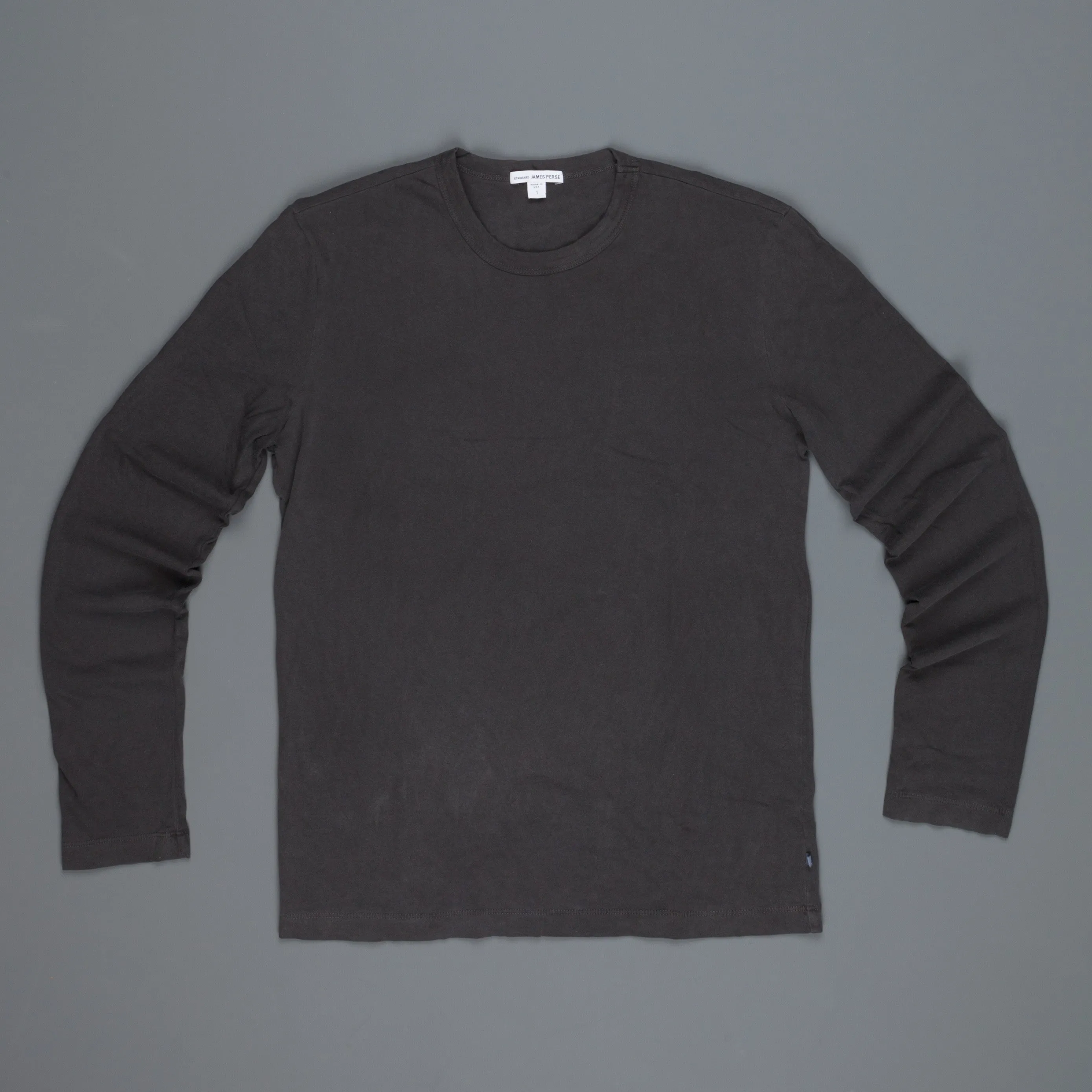 James Perse long sleeve crew neck Carbon sold by Frans Boone product image thumbnail 2