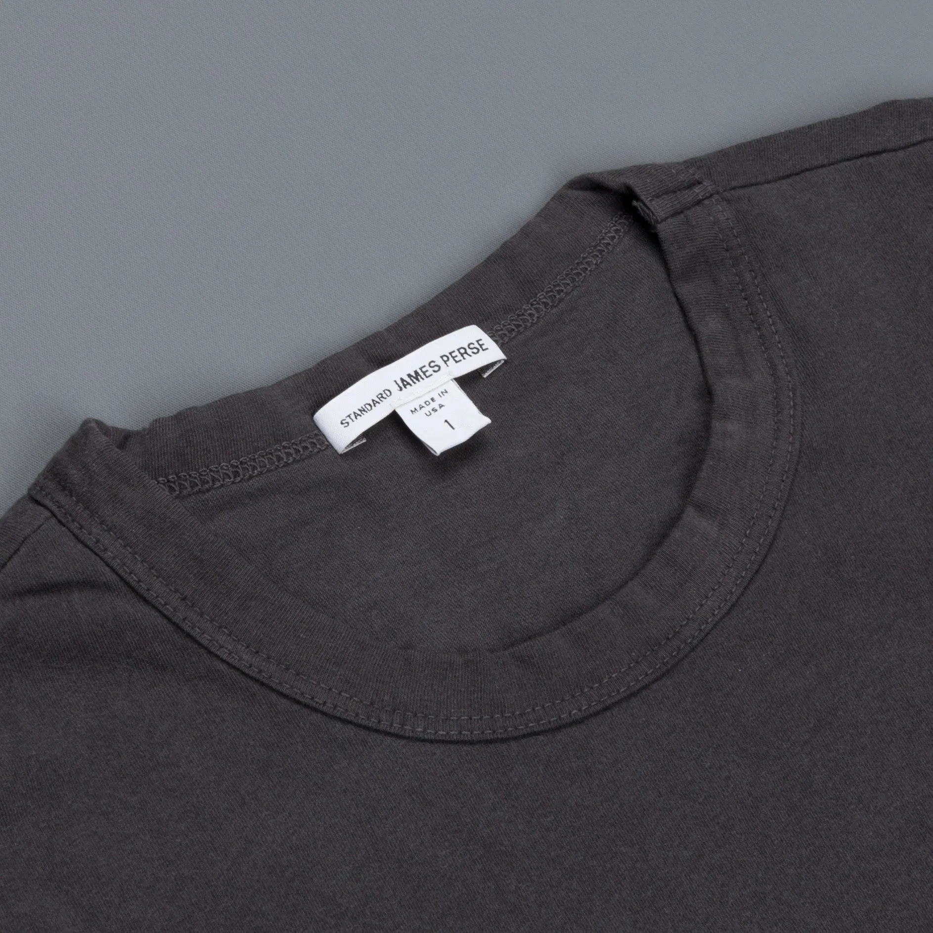 James Perse long sleeve crew neck Carbon sold by Frans Boone product image thumbnail 3