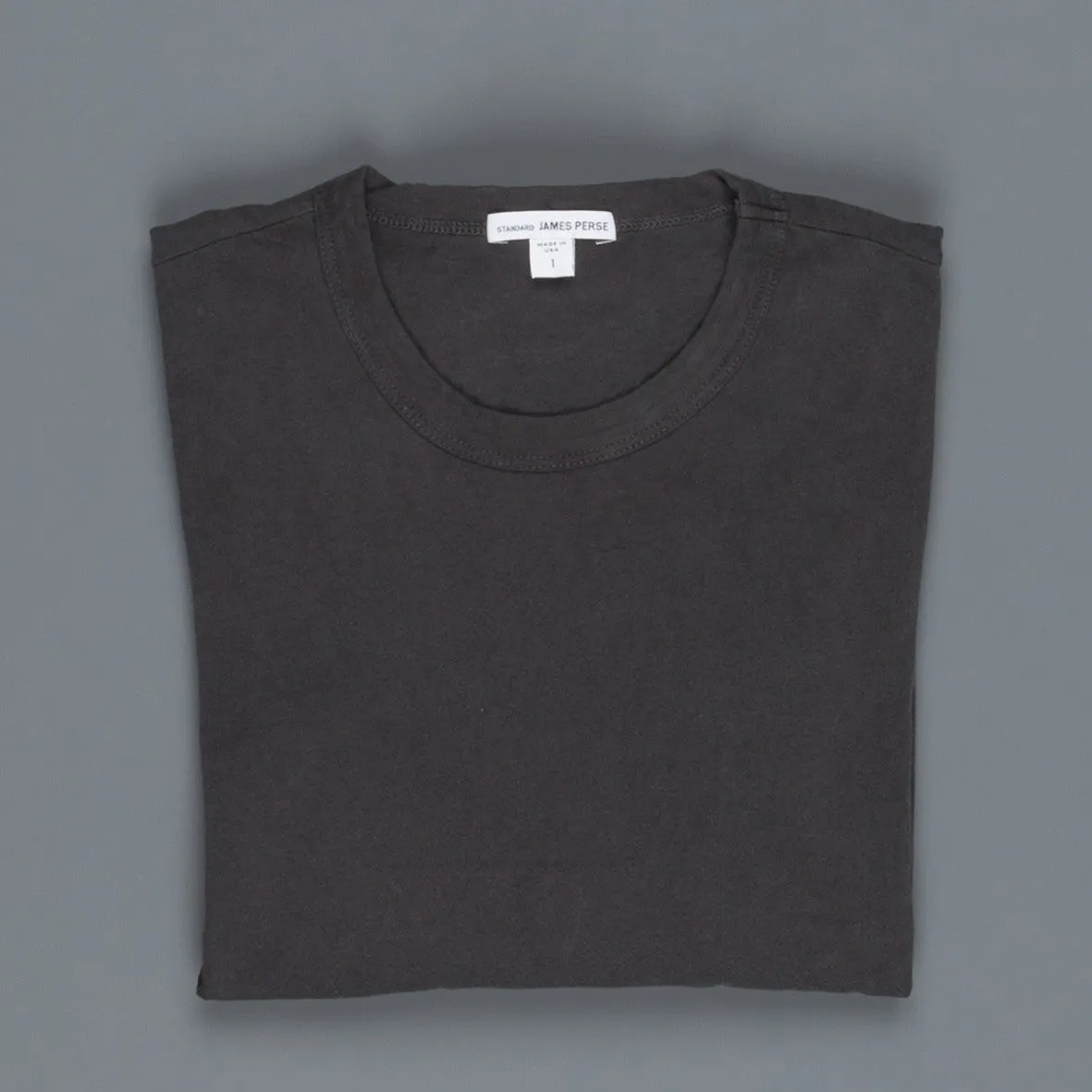 James Perse long sleeve crew neck Carbon sold by Frans Boone