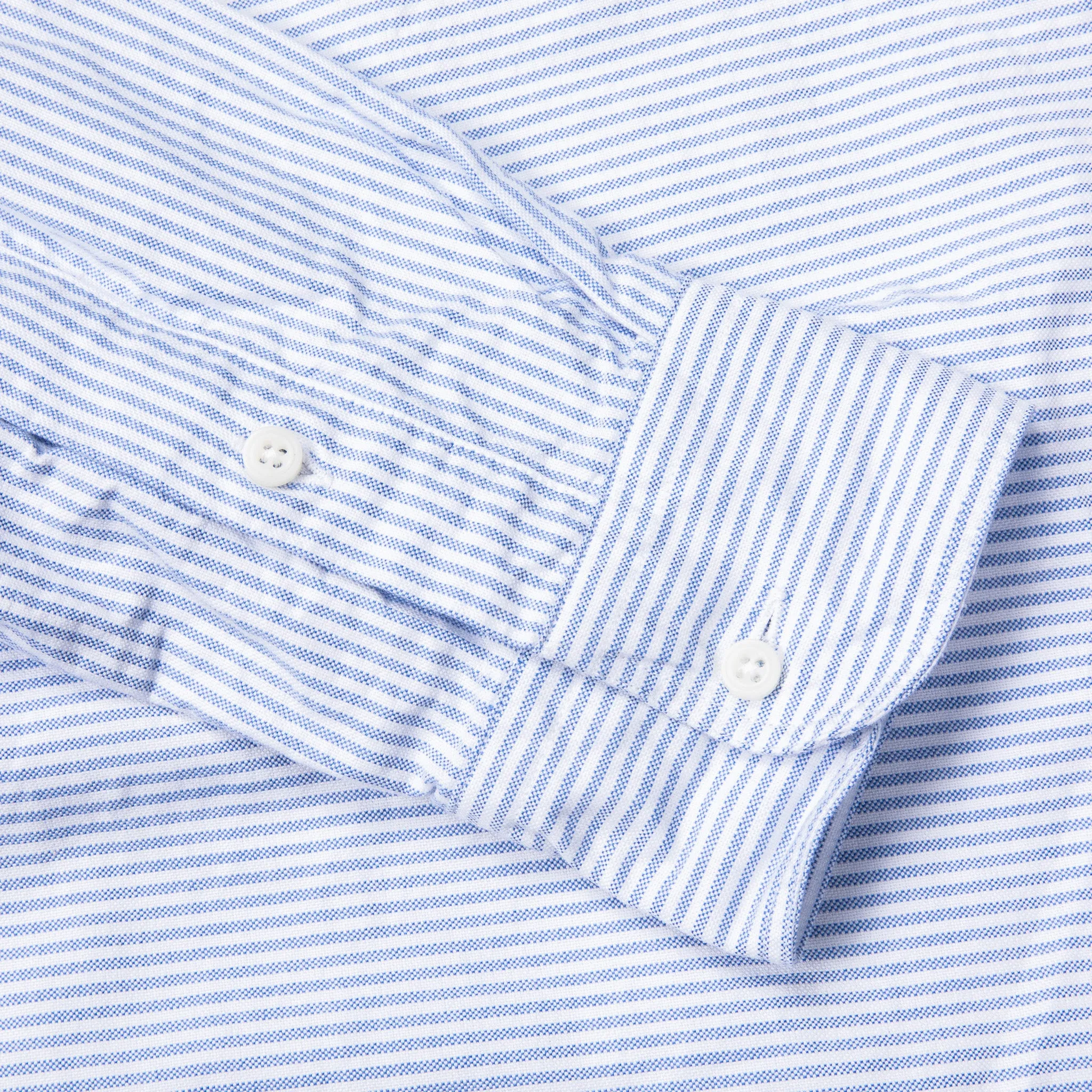 Gitman Vintage Oxford Button-down Shirt Blue Striped sold by Frans Boone product image thumbnail 5