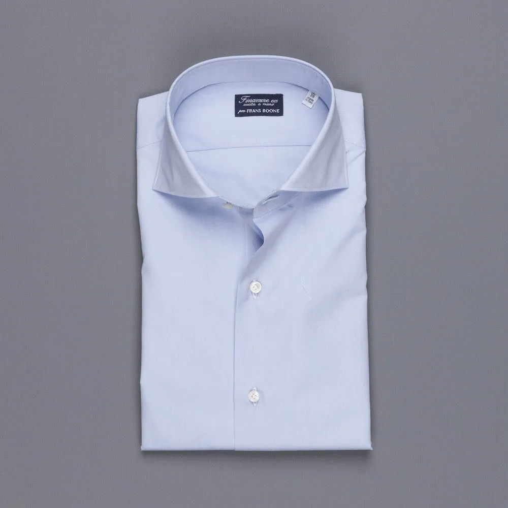 Finamore Milano shirt Eduardo collar extra fine oxford sold by Frans Boone