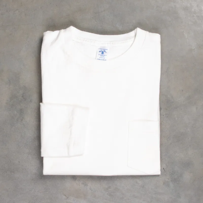 Velva Sheen Longsleeve Pocket Tee White made by Velva Sheen