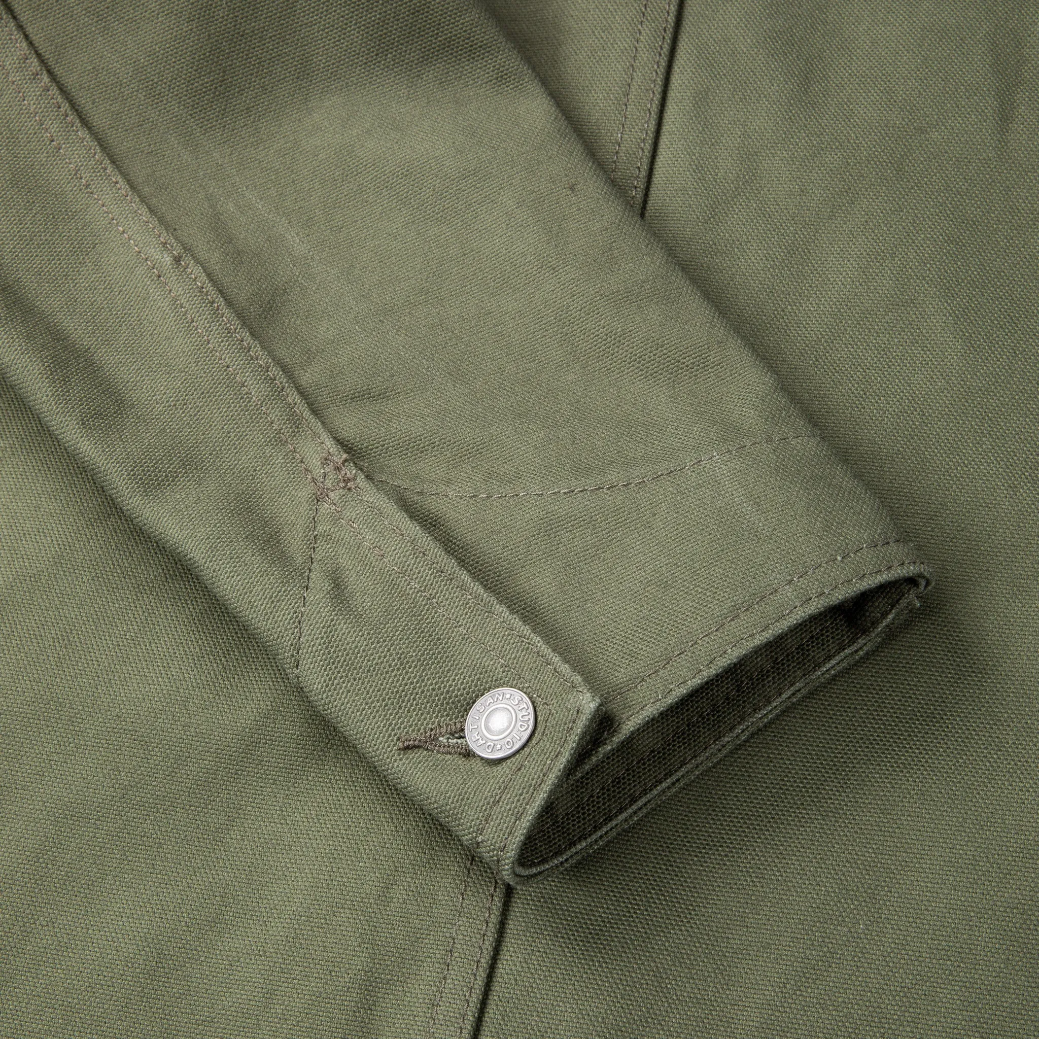 Studio D'Artisan Canvas Duck Jacket Army Green sold by Frans Boone product image thumbnail 5
