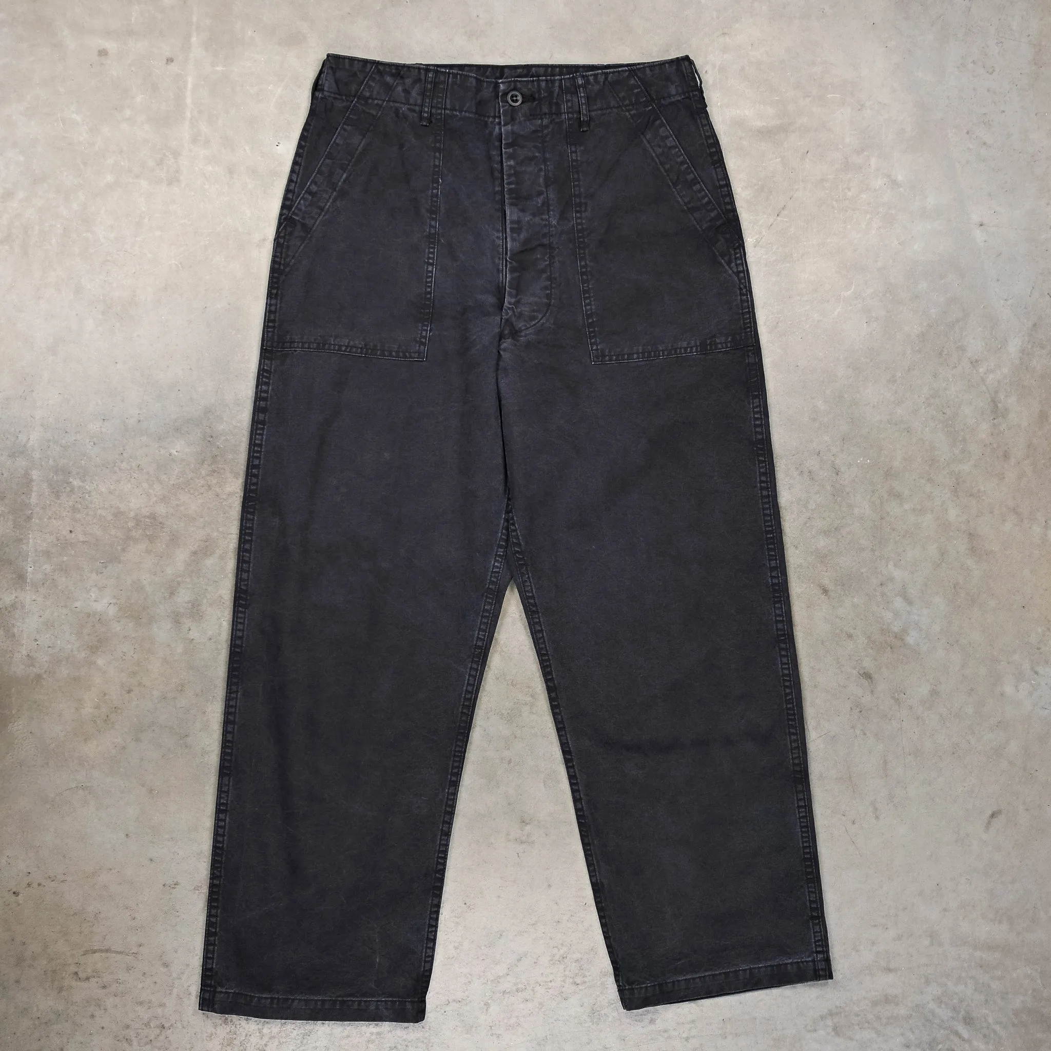 Orslow Summer Fatigue Pants Black sold by Frans Boone product image thumbnail 2