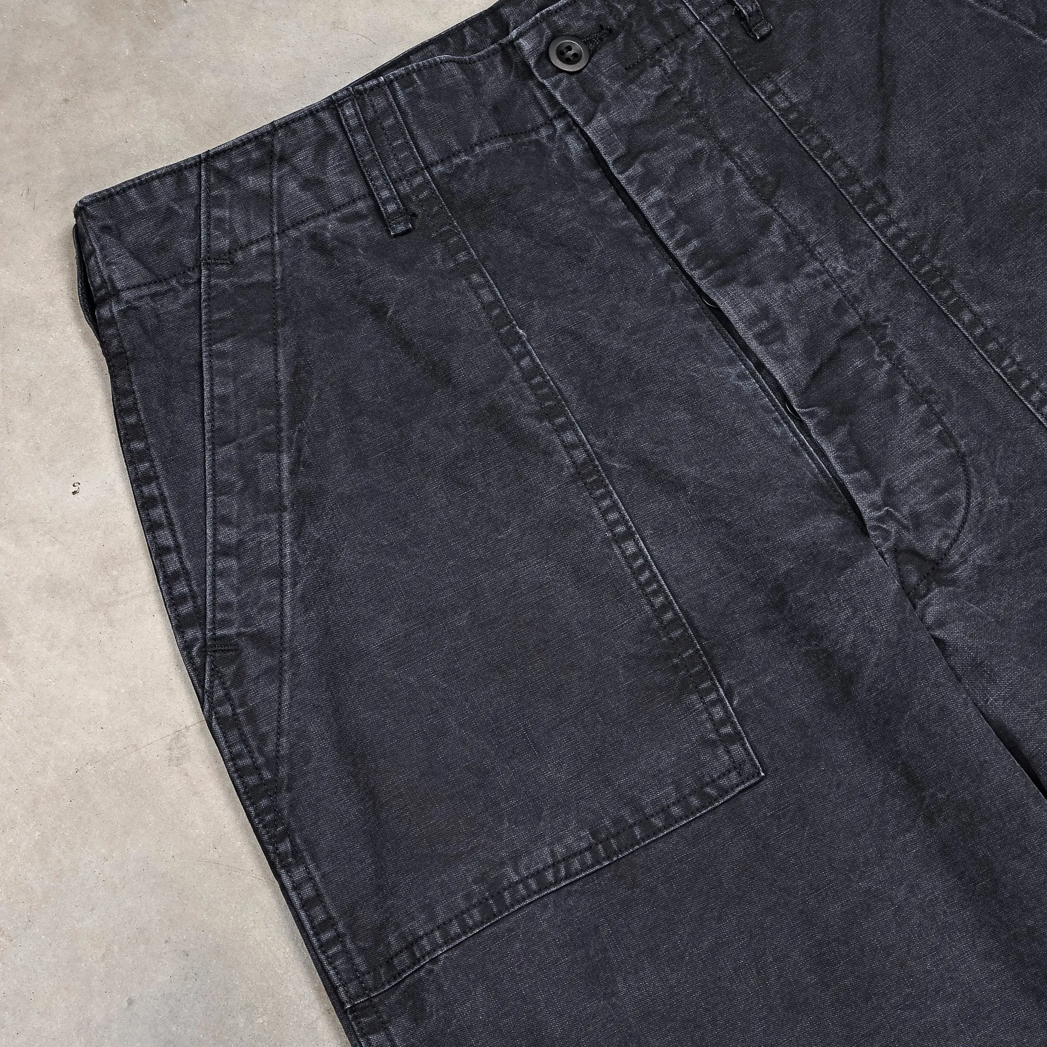 Orslow Summer Fatigue Pants Black sold by Frans Boone product image thumbnail 5