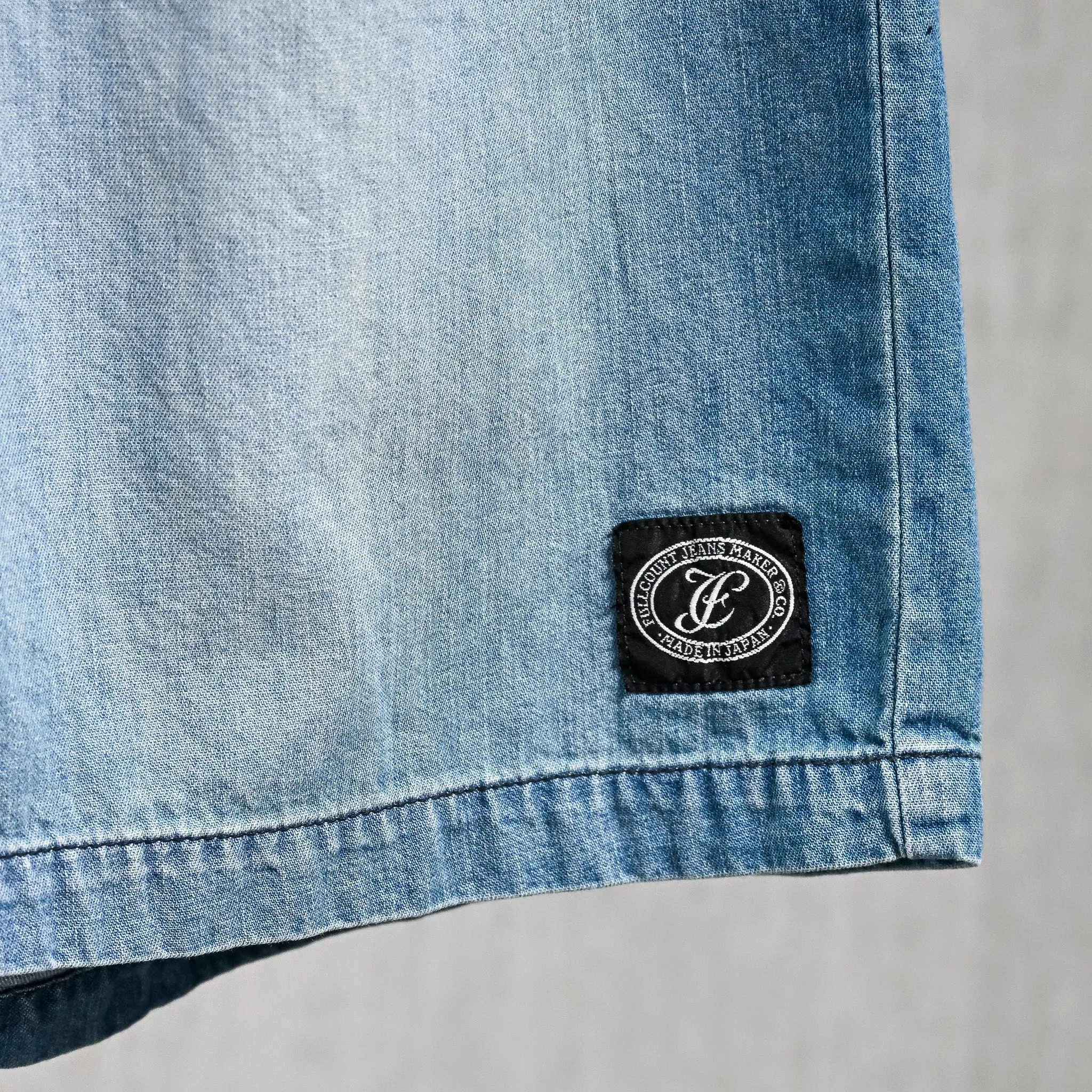 Fullcount 1143HW-2 Washed Denim Resort Shorts sold by Frans Boone product image thumbnail 2